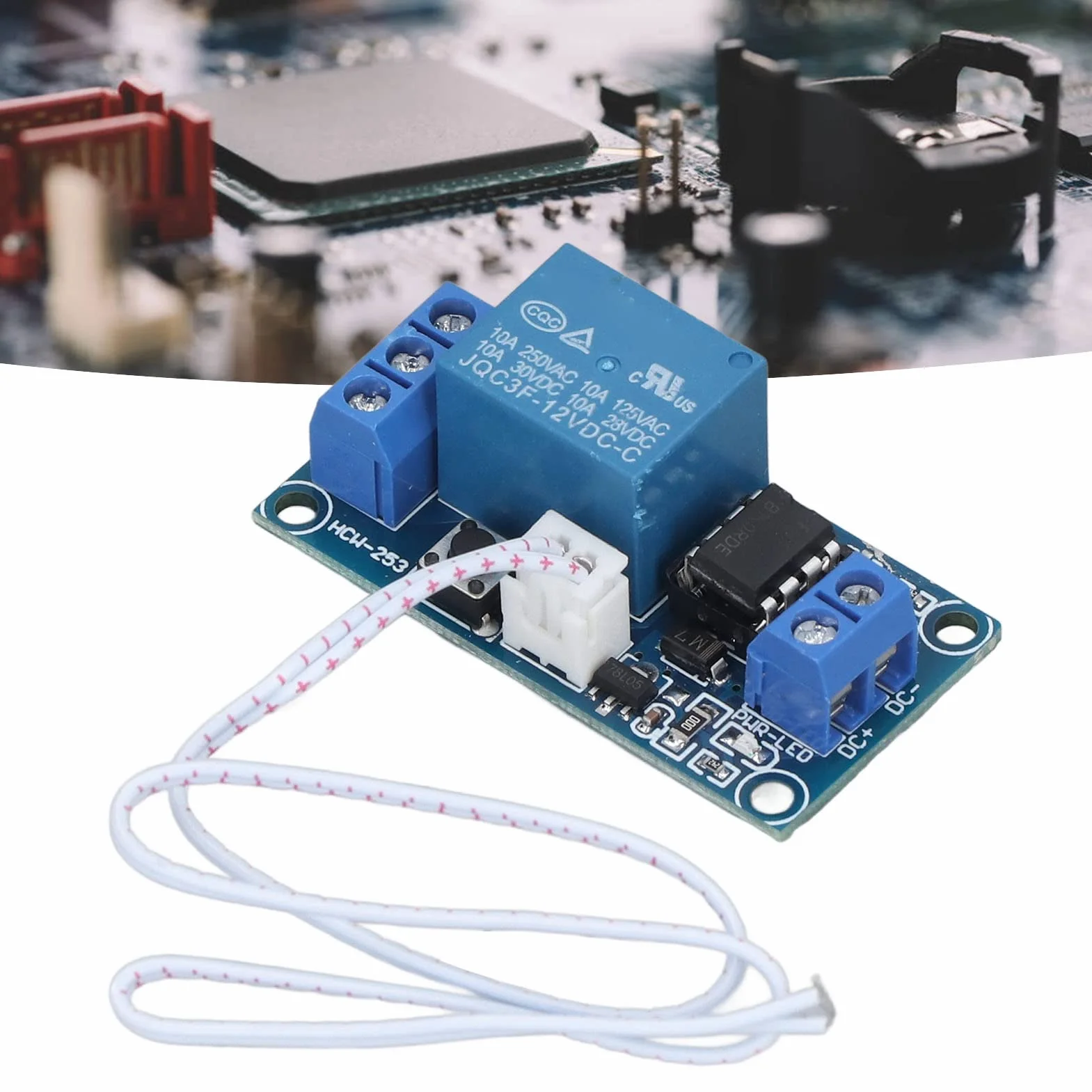 Módulo de relé Autoblocante Módulo de relé Biestable Módulo de relé Biestable Interruptor Biestable de Autobloqueo Módulo de relé Flip-flop Control SCM, Controles (12V)
