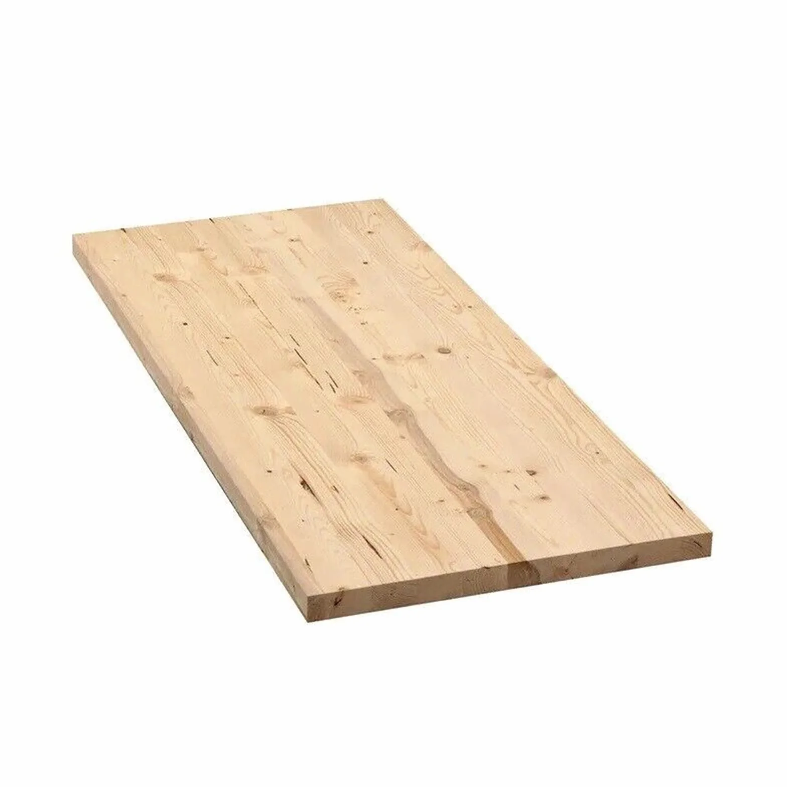 Mundo Viro - Tabla laminar de abeto en bruto cuadrado con panel natural, Maderas para Bricolaje, de 18 cm de grosor (100 x 50 cm)