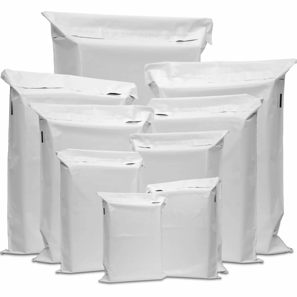 verpacking bolsas de envío de plástico 55x75 cm Blancos [tamaño y cantidad a elegir] Coex Sobres de Plástico Autoadhesivos bolsas de entrega 100 piezas