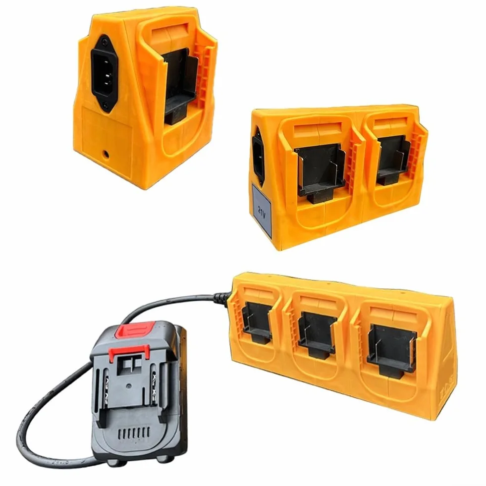 Adaptador de batería de 246 ranuras para BL1830 BL1840 BL1850 BL1860 con soporte de batería múltiple compatible con herramientas eléctricas y equipos que necesitan una solución de adaptador de cable