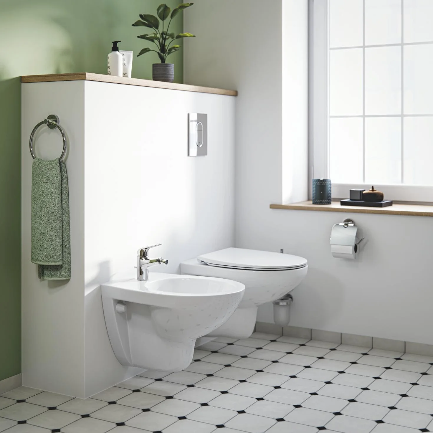 GROHE Swift Quickfix Grifo de bidé 1/2" Cromo
