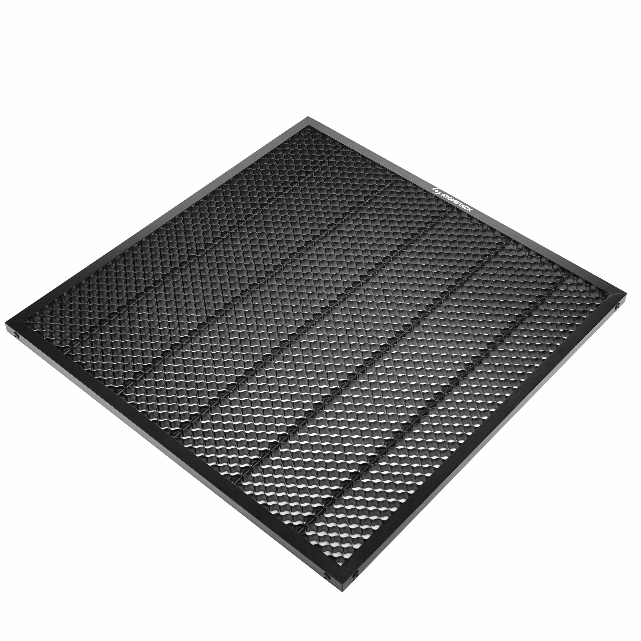 ATOMSTACK F2N Mesa de Panal Abej Cama Láser Panal 350 * 350 mm Para Grabado Láser Con Bandeja Metálica Compatible Con Mayoría de Máquinas de Grabado Cama de Corte Para Una Rápida Disipación Del Calor