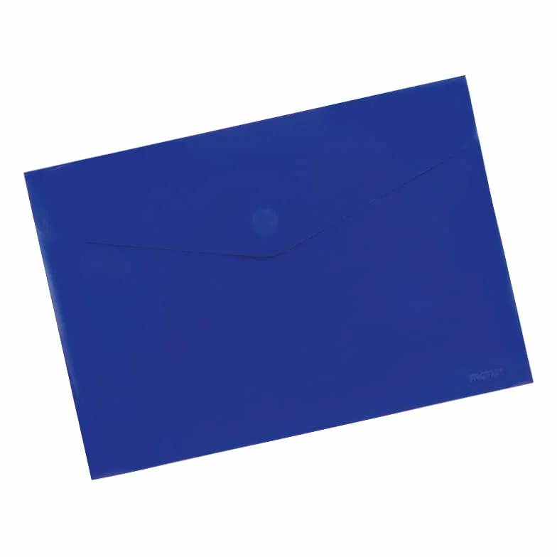 Factis Carpeta tipo sobre azul con cierre velcro 12CBVB