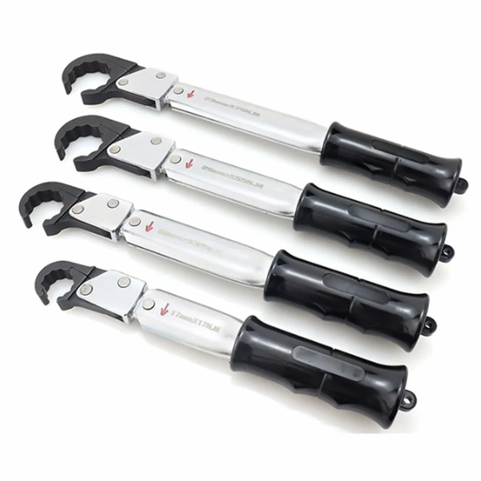 Llave dinamométrica de carraca de 29 mm para reparación de aire acondicionado, adecuado para rutas de acceso estrechas, longitud óptima para un control preciso, 1 pieza, llave dinamométrica