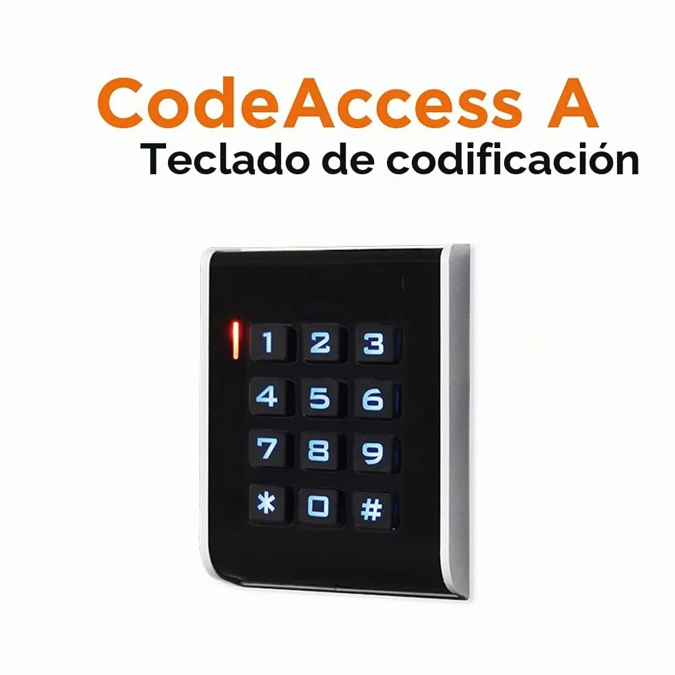 SCS Sentinel - AAA0005 - Teclado de bacalao anti -vandal - disparador de activación o puerta - tanque retro ligero - Dieta DC 12V - Advertencia de sonido integrado - Memorización 100 Códigos - Codeacs