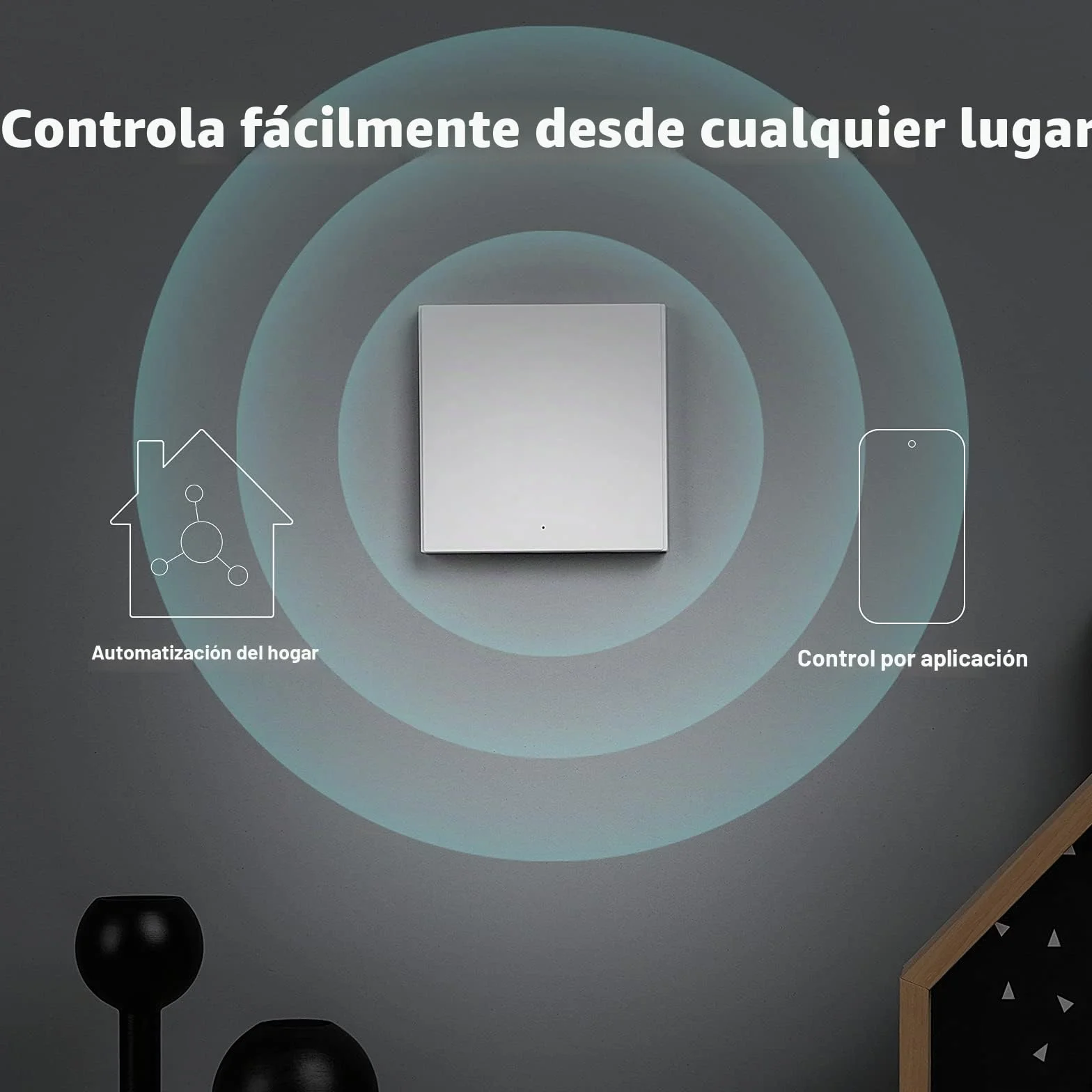 Aqara Interruptor remoto multifunción con conductor neutro ZIgBee Smart Home, compatible con HomeKit, Alexa, Google Assistant estándar europeo, fácil montaje, color blanco