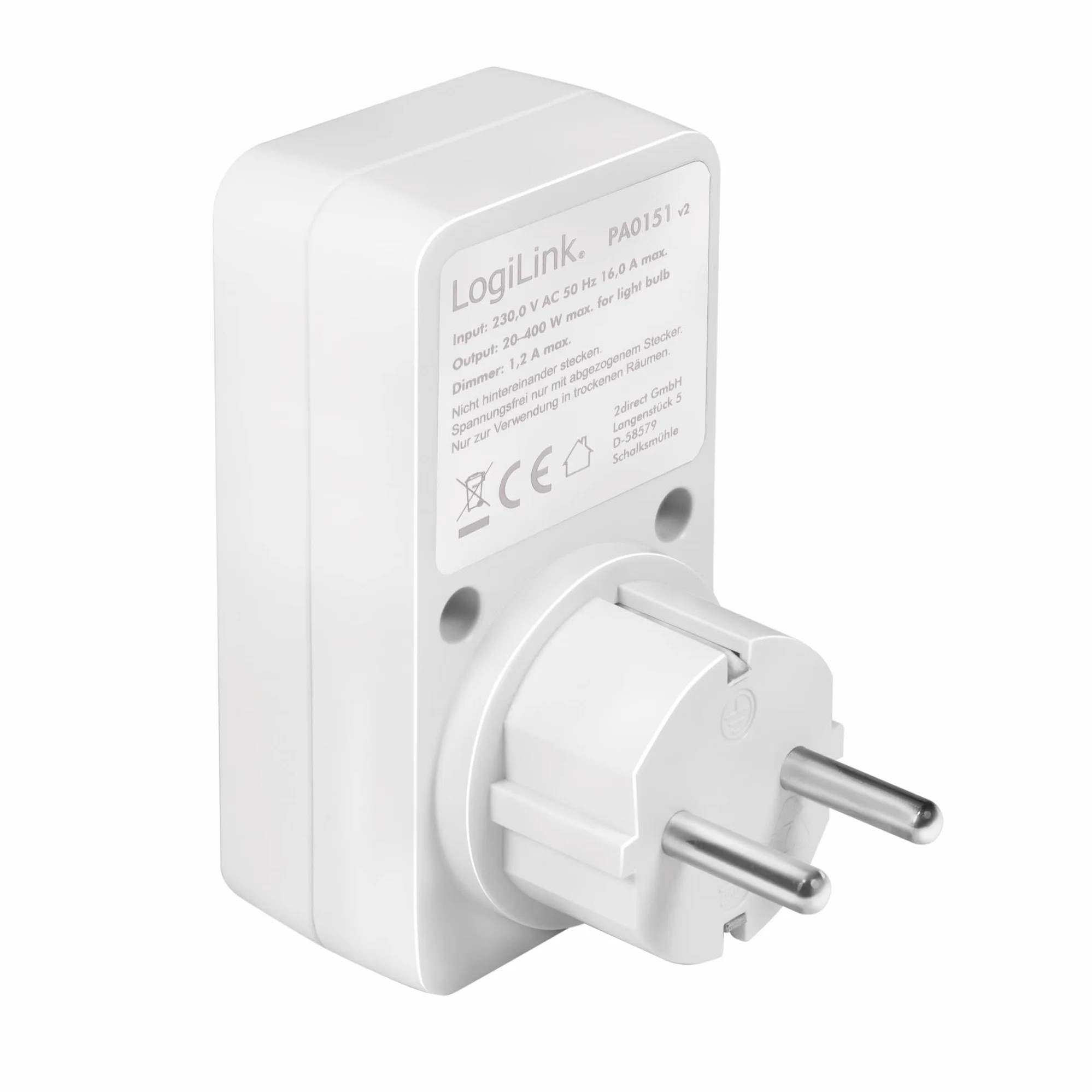 LogiLink Enchufe Adaptador, PA0151