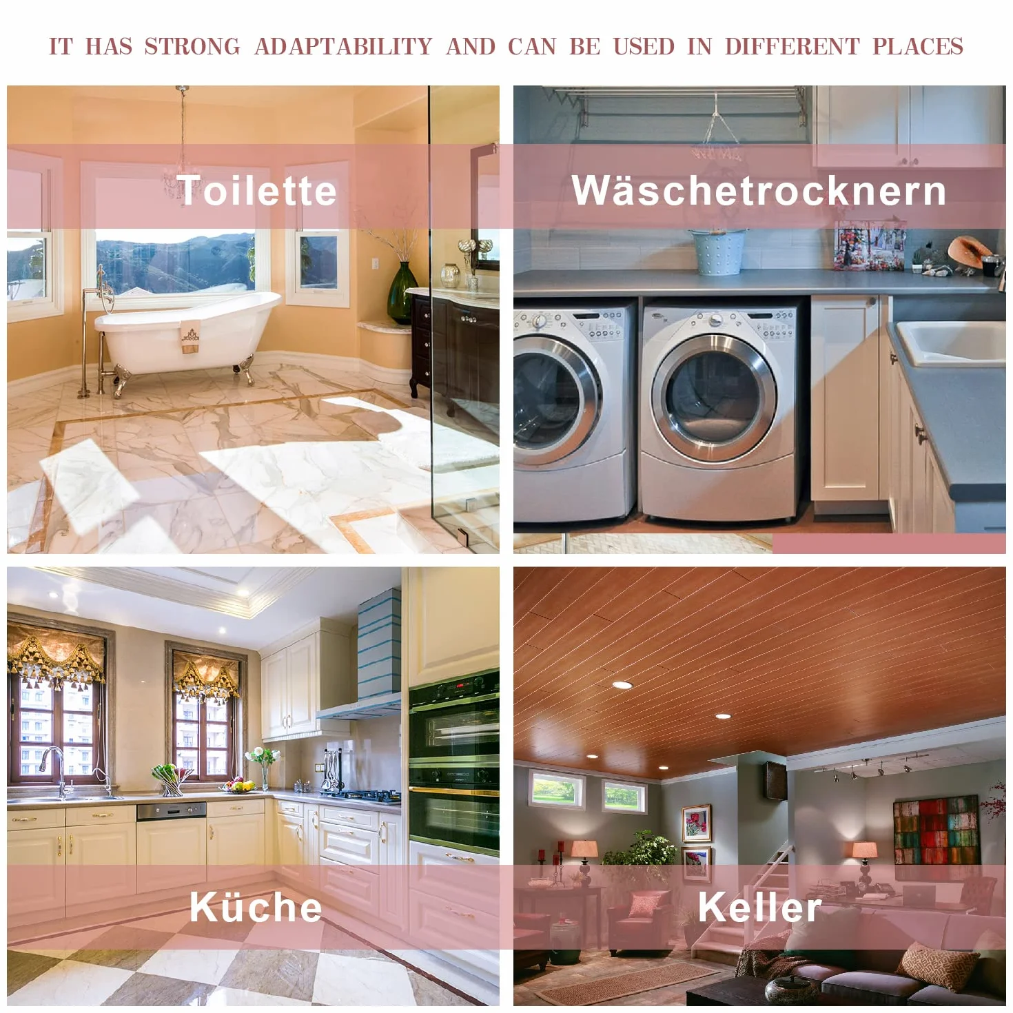 WeCooper - Válvula antirretorno para campana extractora, DN150 mm, acero galvanizado, con solapas de aluminio de goma sellada