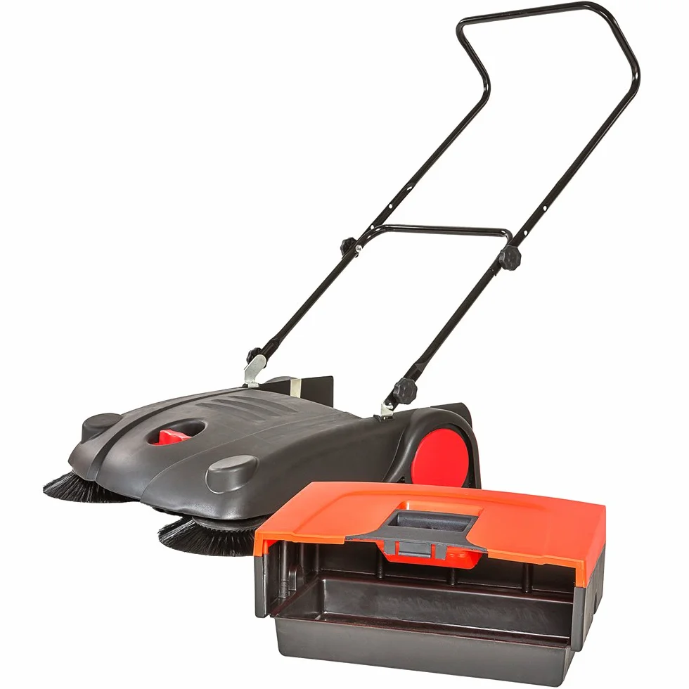 TecTake Barredora mecánica Manual Barrendero 20 litros Ancho de Trabajo 70 cm