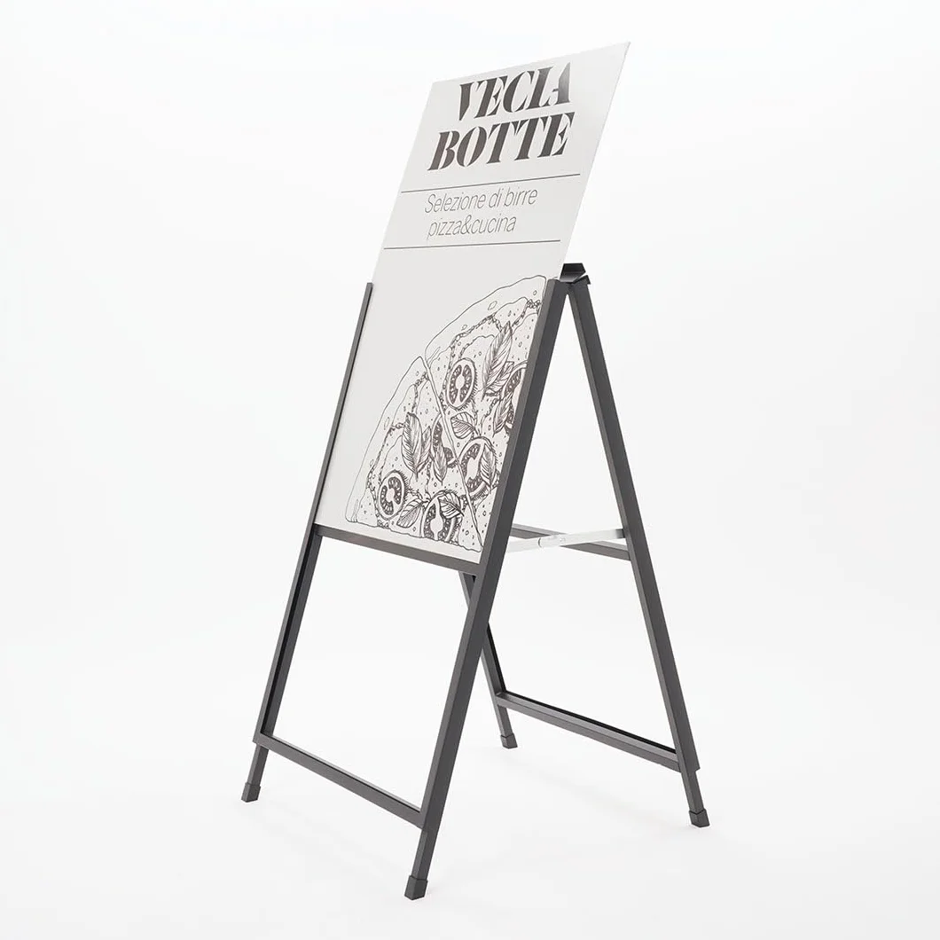 Danieli Store - Caballete Publicitario de Doble Cara 60x90 cm de Exterior - Expositor Anuncios para Panel Publicitario - Caballete Publicidad Exterior de Pie