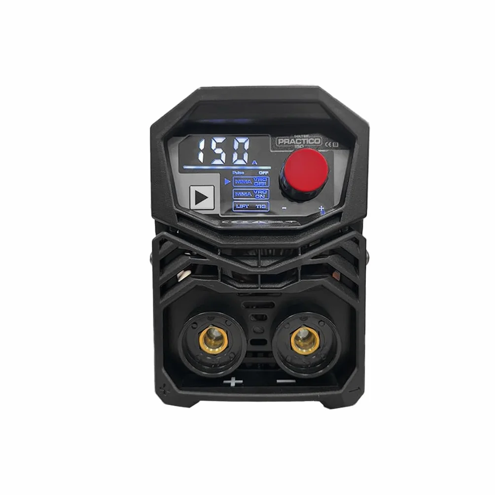 Solter PRACTICO 150 LD – Inverter de Soldadura MMA/LIFT TIG 150A (20%) | Compacto y Ligero | 220V | Electrodos Ø2,5/3,2mm | Equipo Profesional con Protección Térmica y Ventilación Forzada