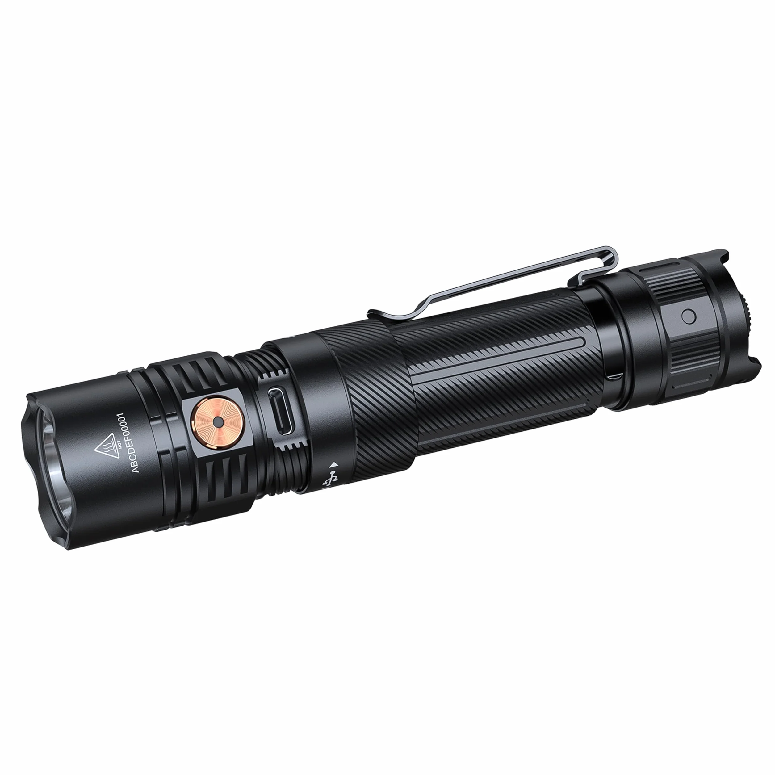 Fenix PD36R ACE - Linterna de seguridad compacta recargable | 3000 lúmenes | 415 m | 63 horas + máximo | Función de ajuste - Perfiles seleccionables, cubierta de puerto USB giratoria | IP68