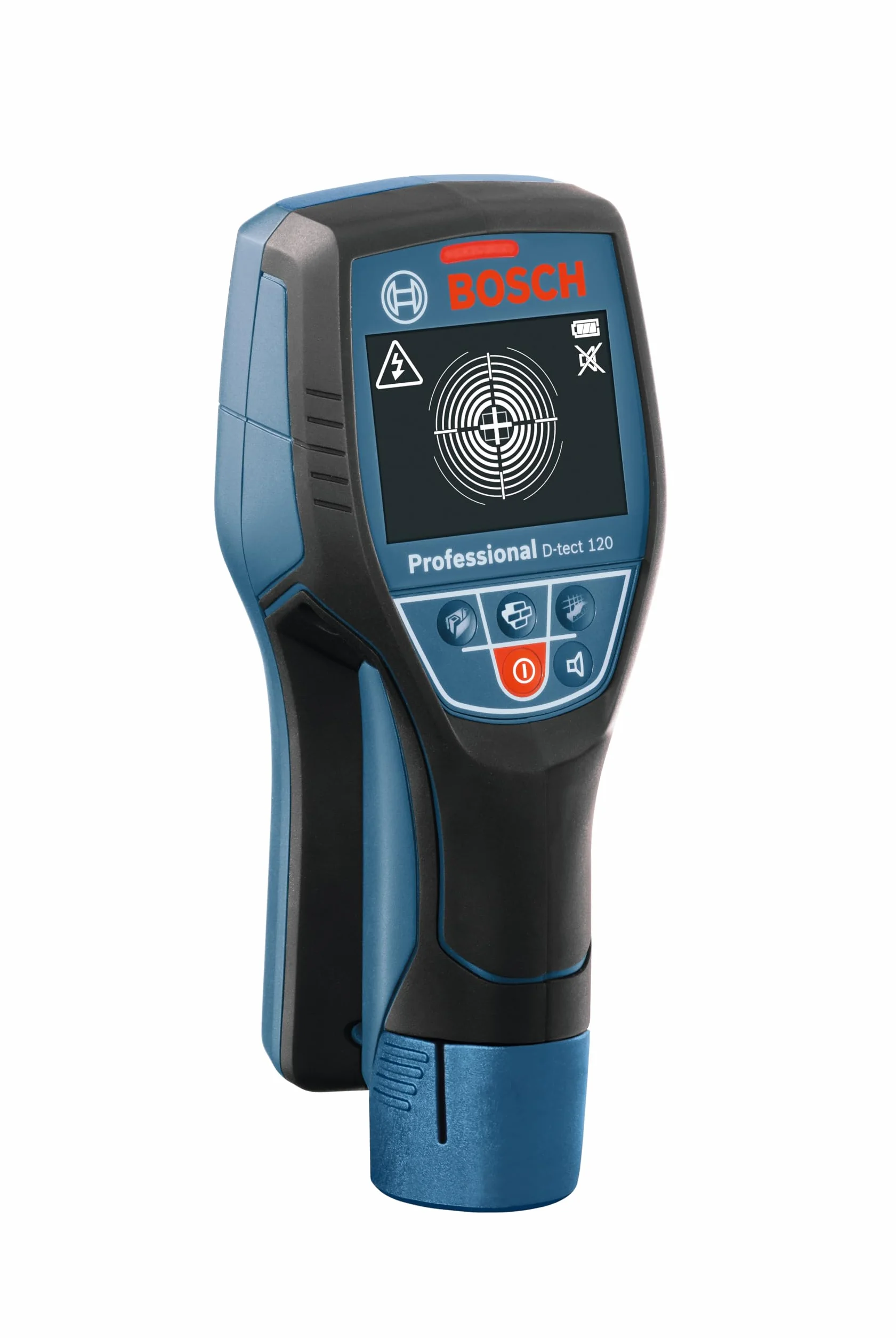 Bosch Professional Detector de Pared D-tect 120 (4 baterías AA x 1,5 V, Profundidad máx. 120 mm, Bolsa Protectora), Blue