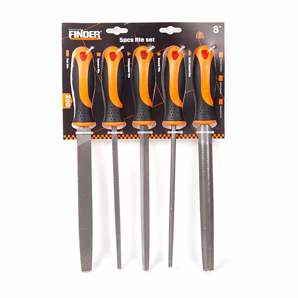 Juego de limas de metal de dientes medios, trabajos de metal, carpintería, lima de escofina de acero, plana para limas triangulares, redondas, cuadradas, semicirculares de metal
