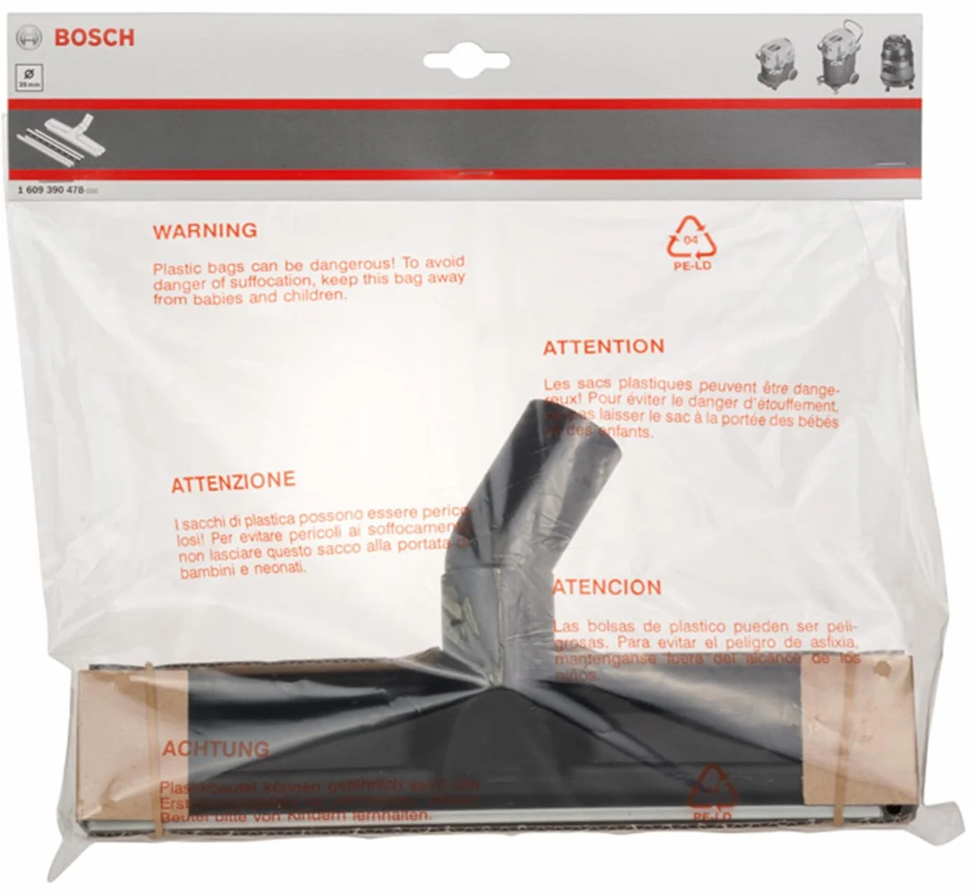 Bosch 1 609 390 478 - Boquilla multiusos - 35 mm (pack de 4)