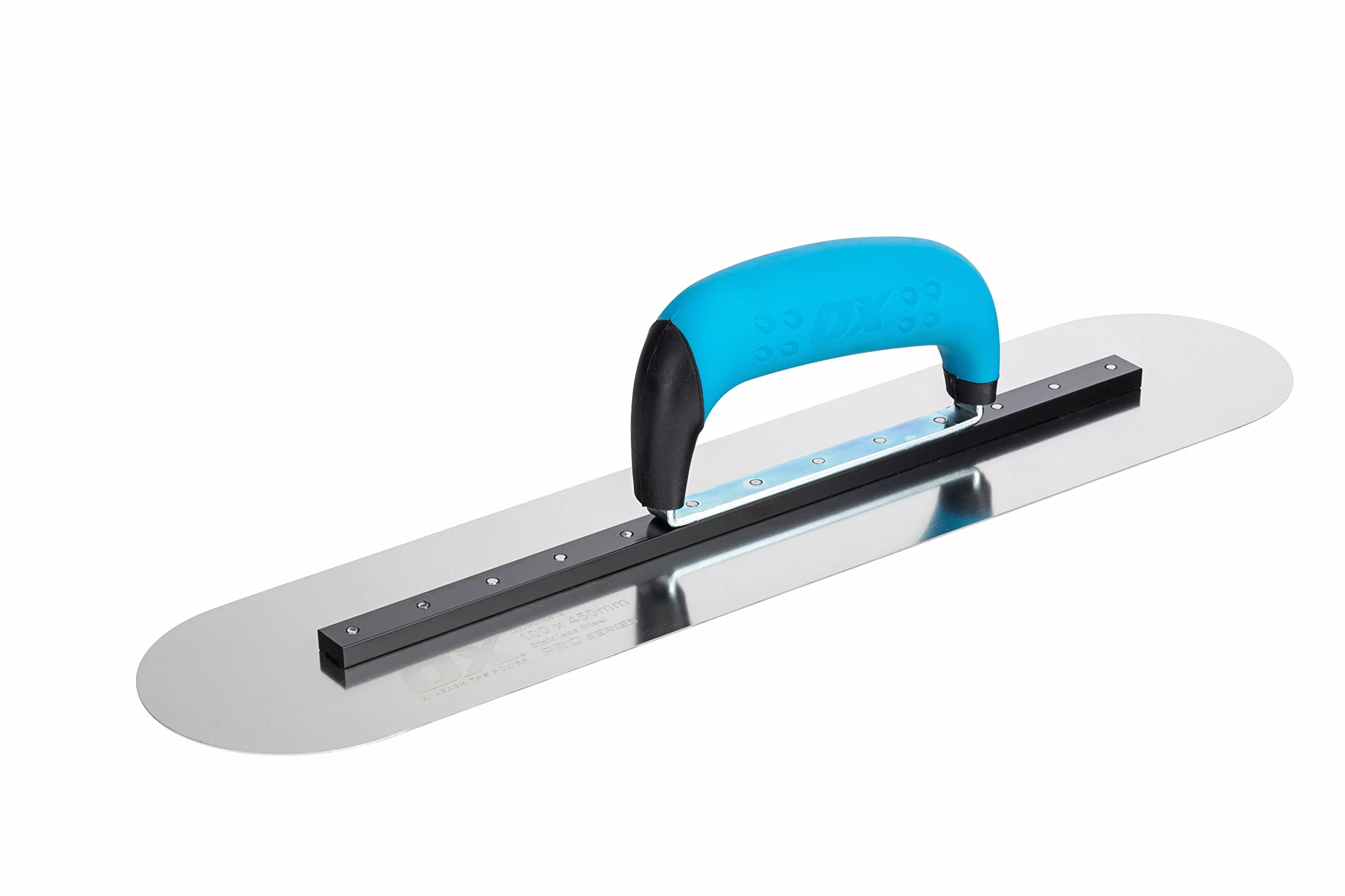 OX Pro 110 x 450mm S/S Pool Trowel, Rigid