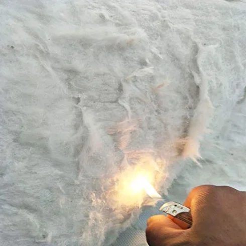 Manta Aislante de Fibra Cerámica Alta Densidad Ignífuga Resistente Al Fuego para Horno