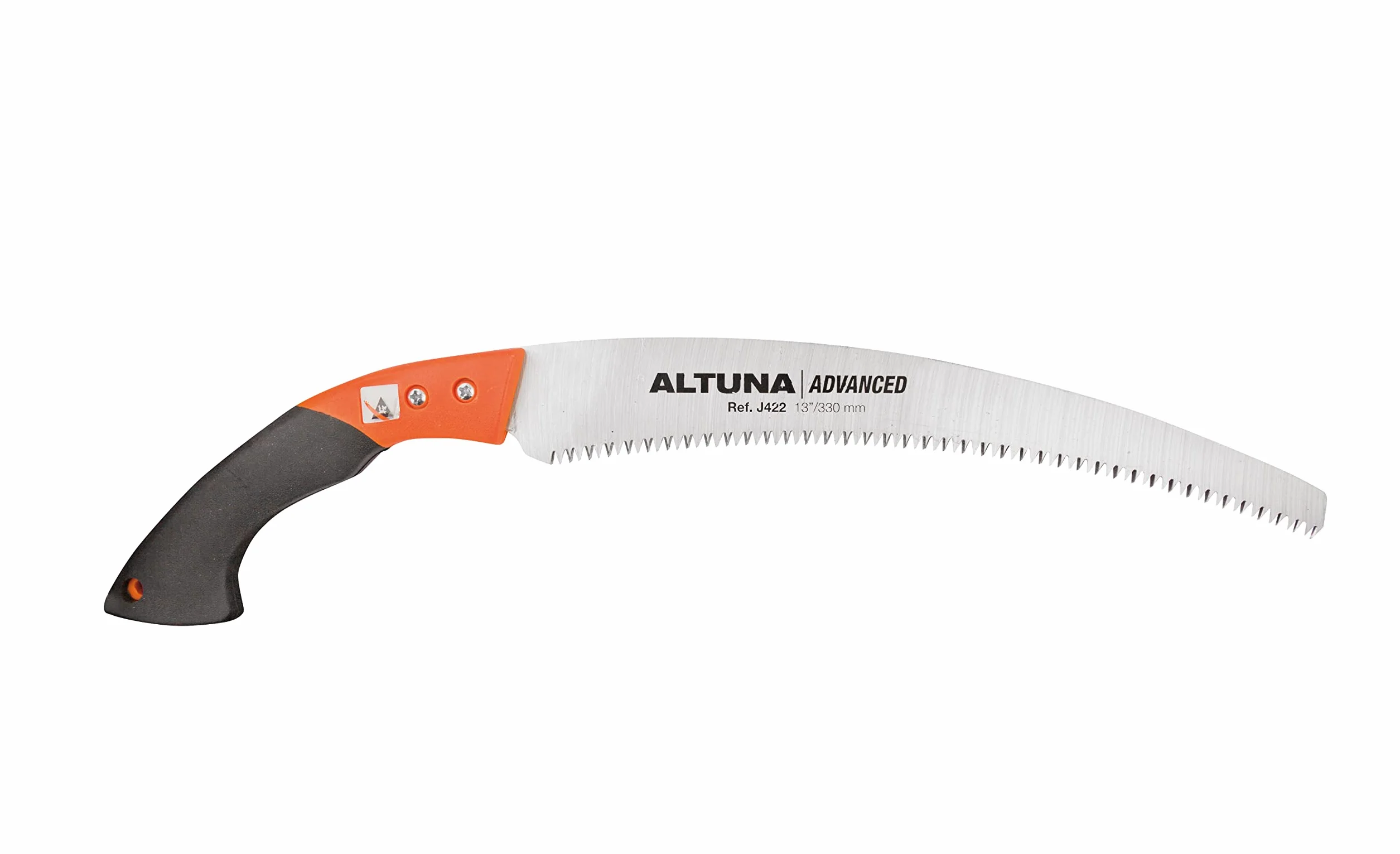 Altuna - Serrucho de Poda Sawing J422 - Empuñadura Bimaterial - Dentado Japonés - Resistente y Muy Ligero - Sierra de Mano para Madera con Hoja Rectificada - Ideal para Uso Forestal - Incluye Funda