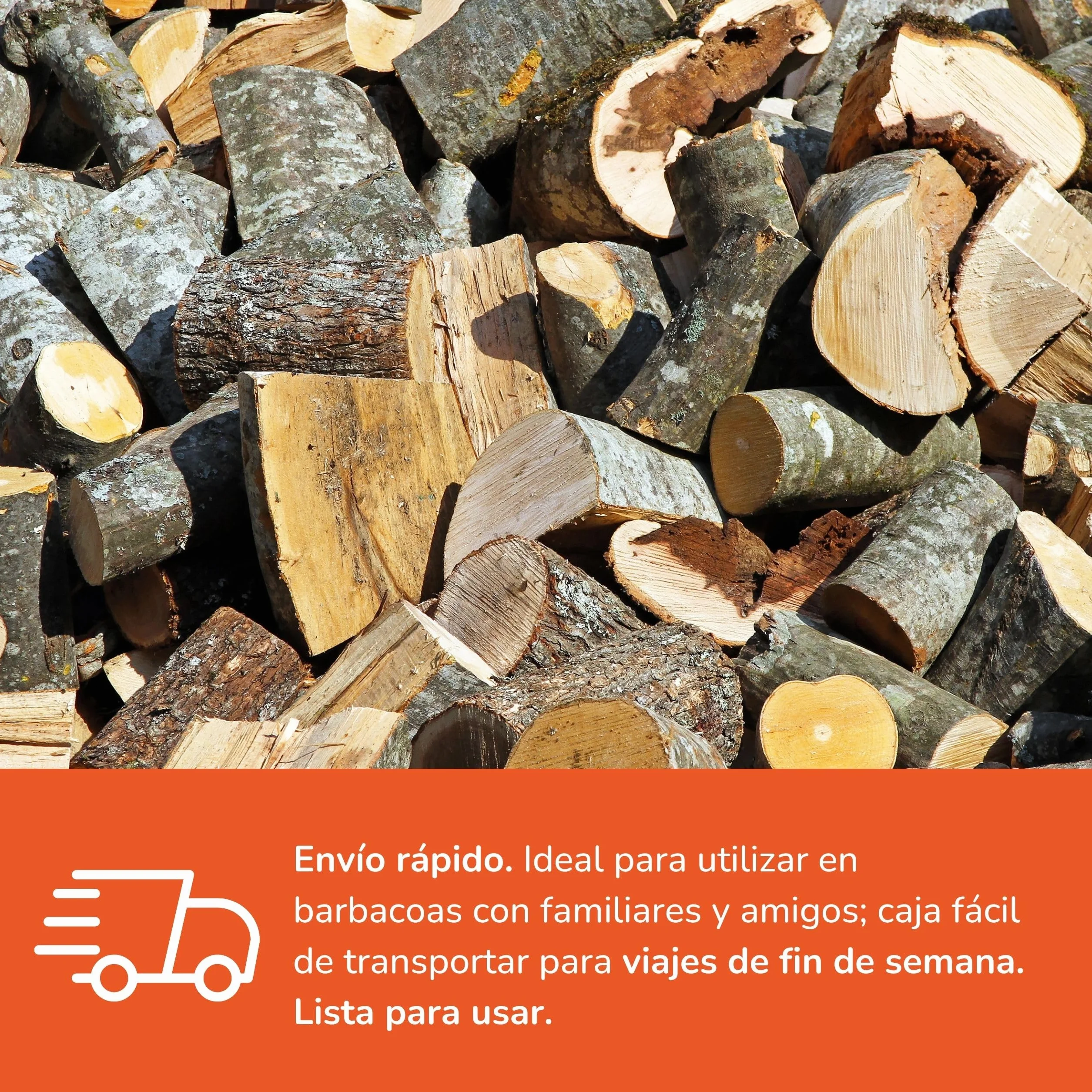 Leña de Olivo 25kg para Chimenea, Estufa, Barbacoa, Horno - Alto Poder Calorífico