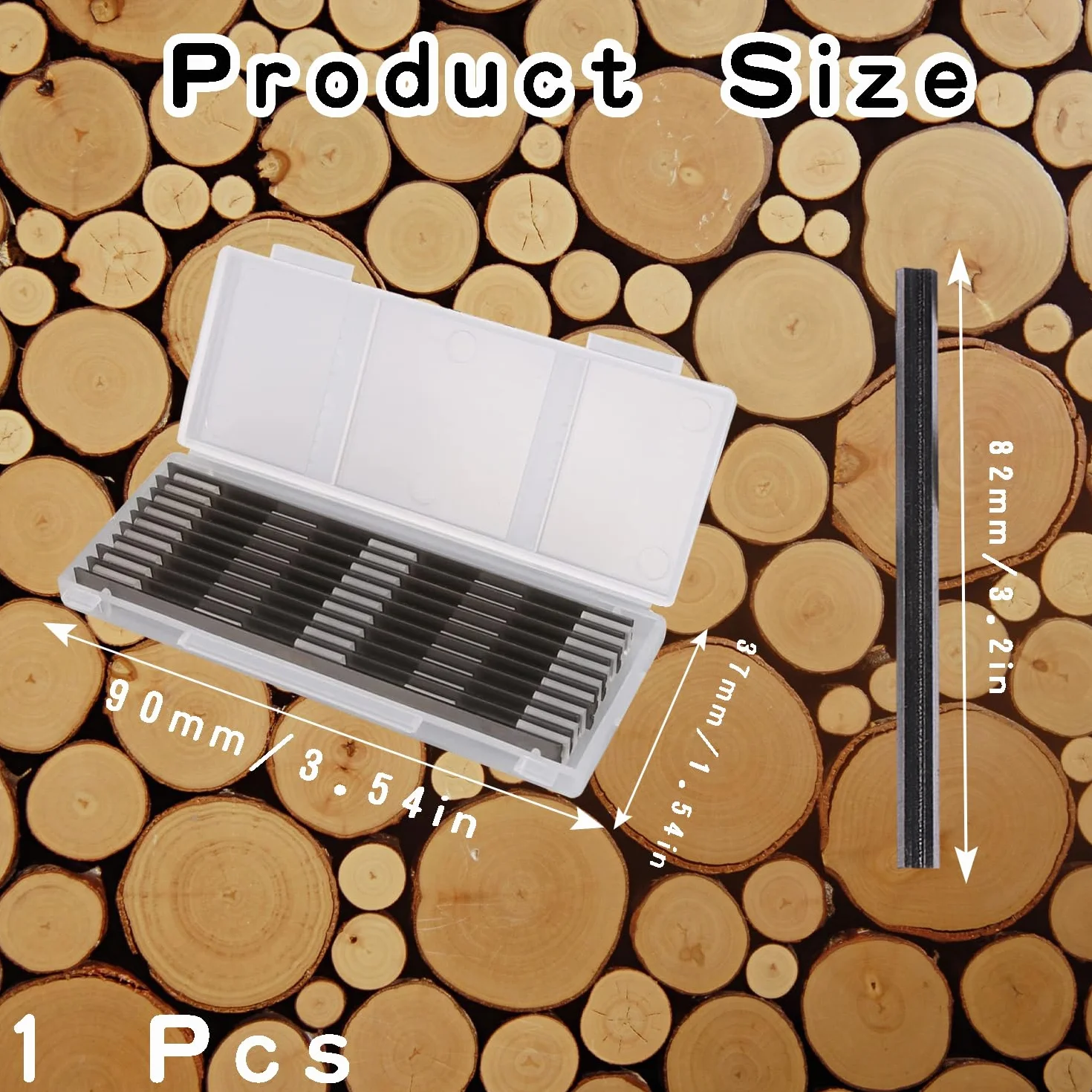HSS Cuchillas Cepilladoras Reversibles 82mm 10 PCS Para Maquinaria De Carpintería