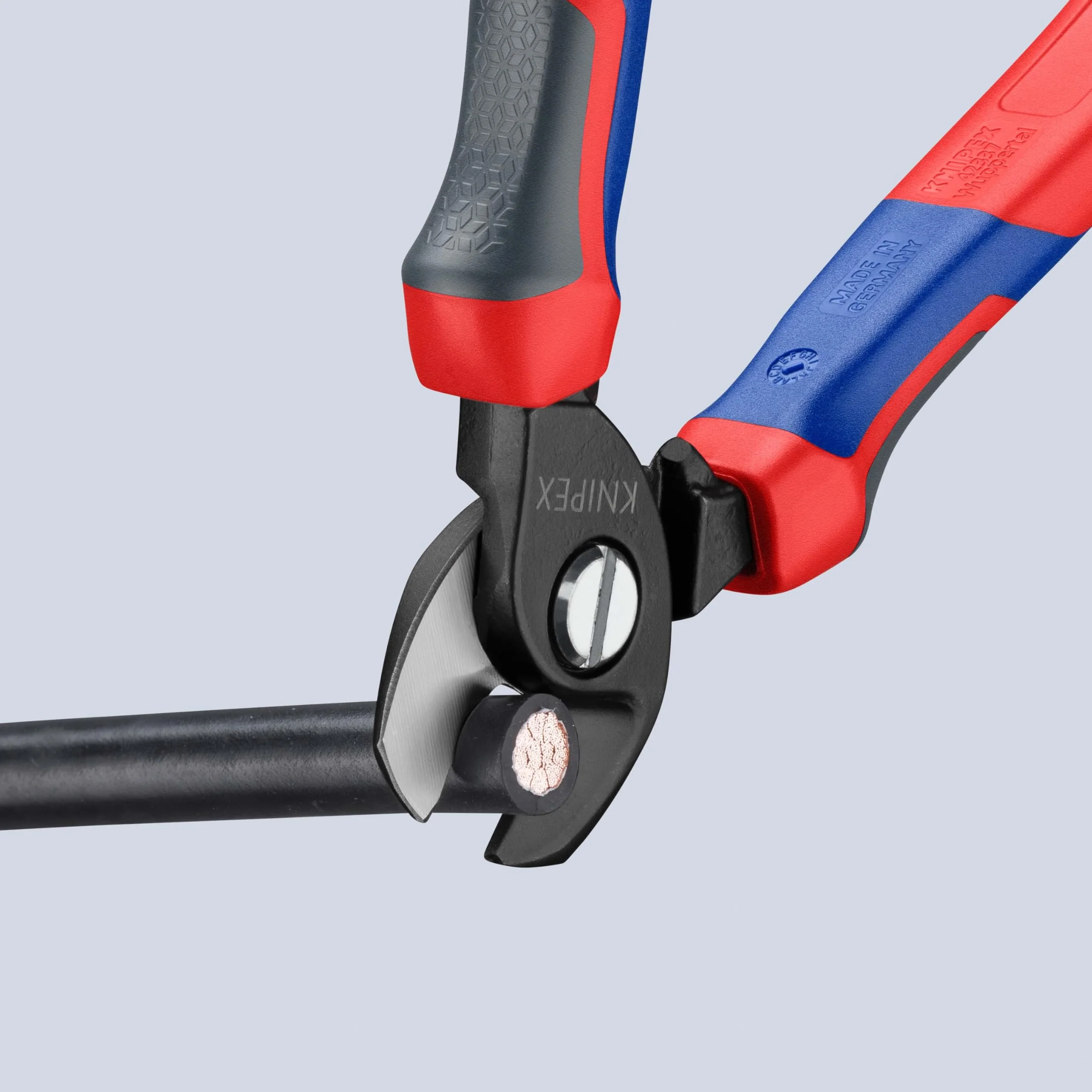 KNIPEX Tijeras cortacables con mangos confort 165 mm, 95 12 165