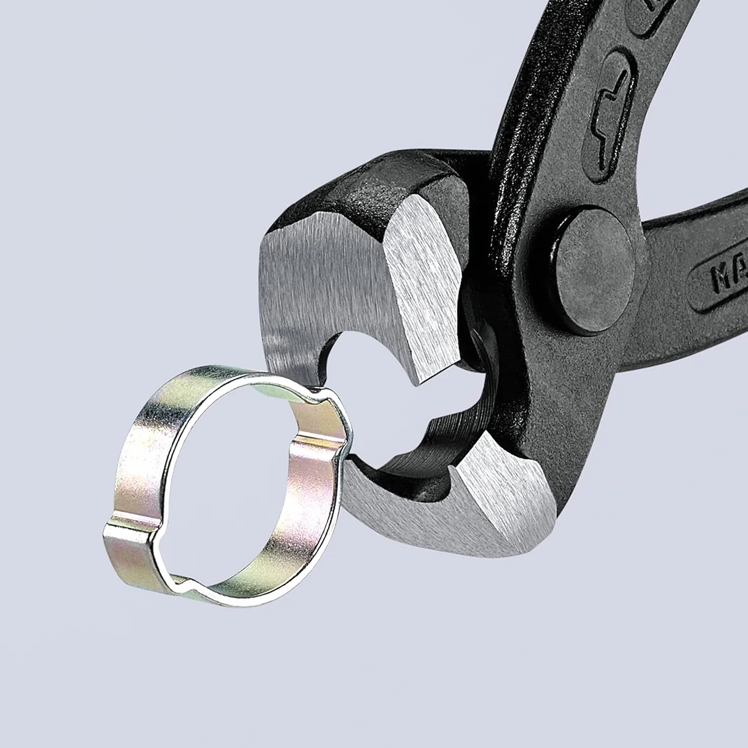 KNIPEX Alicate para abrazaderas de oreja recubiertos de plástico 220 mm, 10 99 I220
