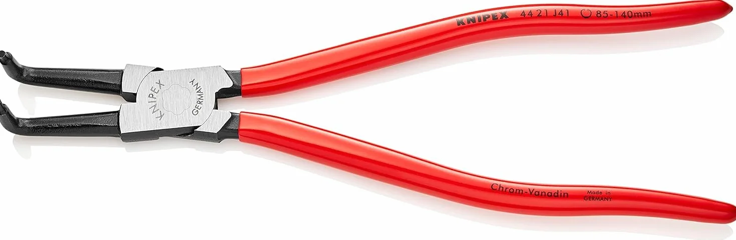 KNIPEX Alicate para arandelas para arandelas interiores en taladros recubiertos de plástico 300 mm, 44 21 J41