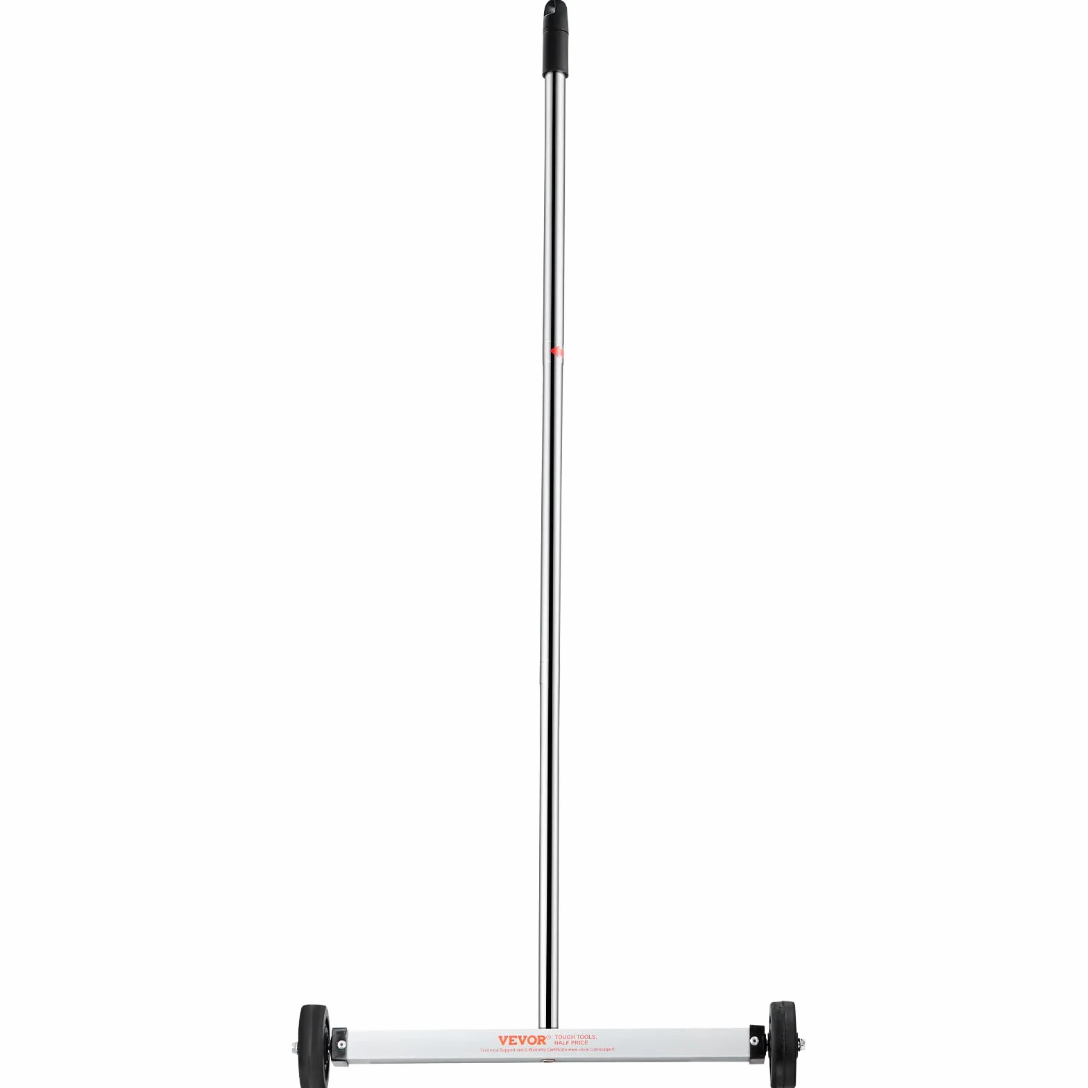 VEVOR Barredora Magnética de 44,5 cm con Ruedas y Mango Ajustable Capacidad de 4,5 kg, Mini Barredora Liviana Magnética para Recoger Clavos y Tornillos Fácil Limpieza del Taller, Garaje, Patio
