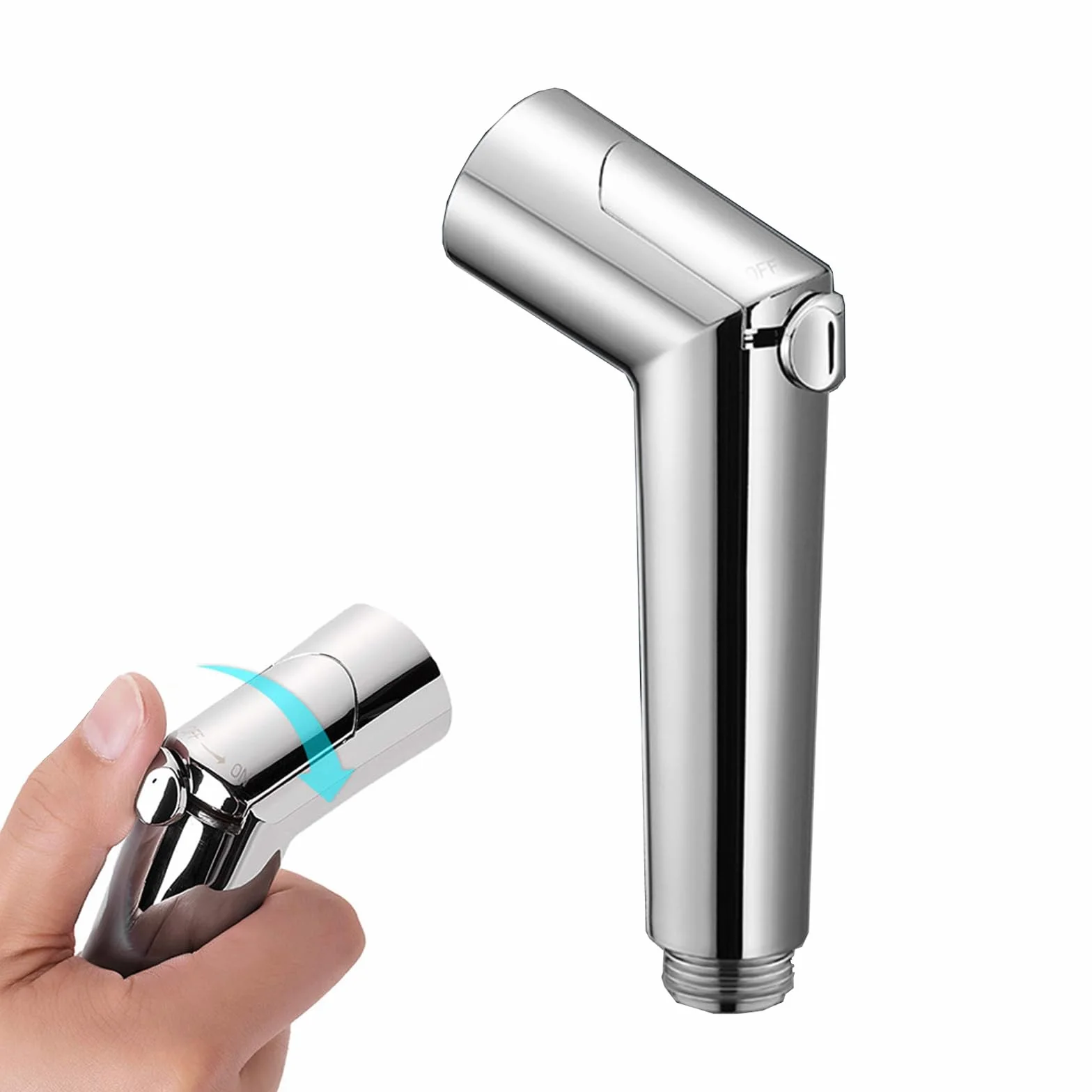 Rociador de Bidé de Mano Ajustable Cabezal Ducha Bidet Sprayer para WC Baño Mascotas Higiene Personal
