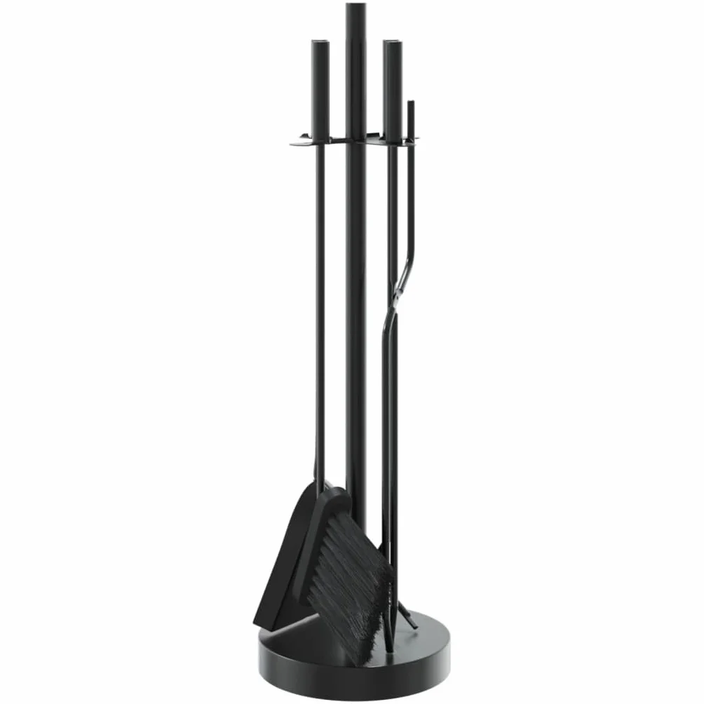 Genérico Juego de Herramientas para Chimenea de 5 Piezas, 18 x 66 cm, Acero,Casa y jardín,Accesorios para hornos de leña y chimeneas,Herramientas para chimeneas-156376