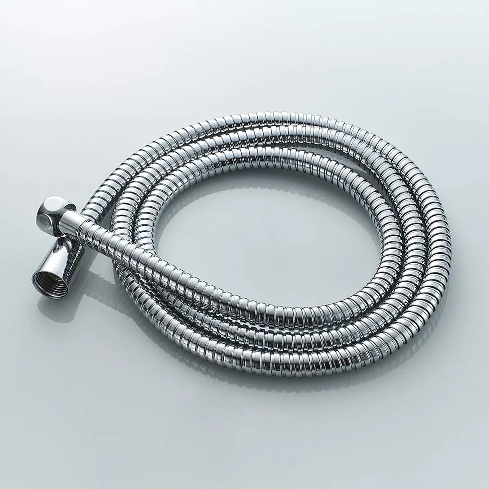 Ibergrif, M20903 Conjunto Soporte Ducha Pared, Barra Ducha con Jabonera, Manguera, Alcachofa, Soporte, Plata