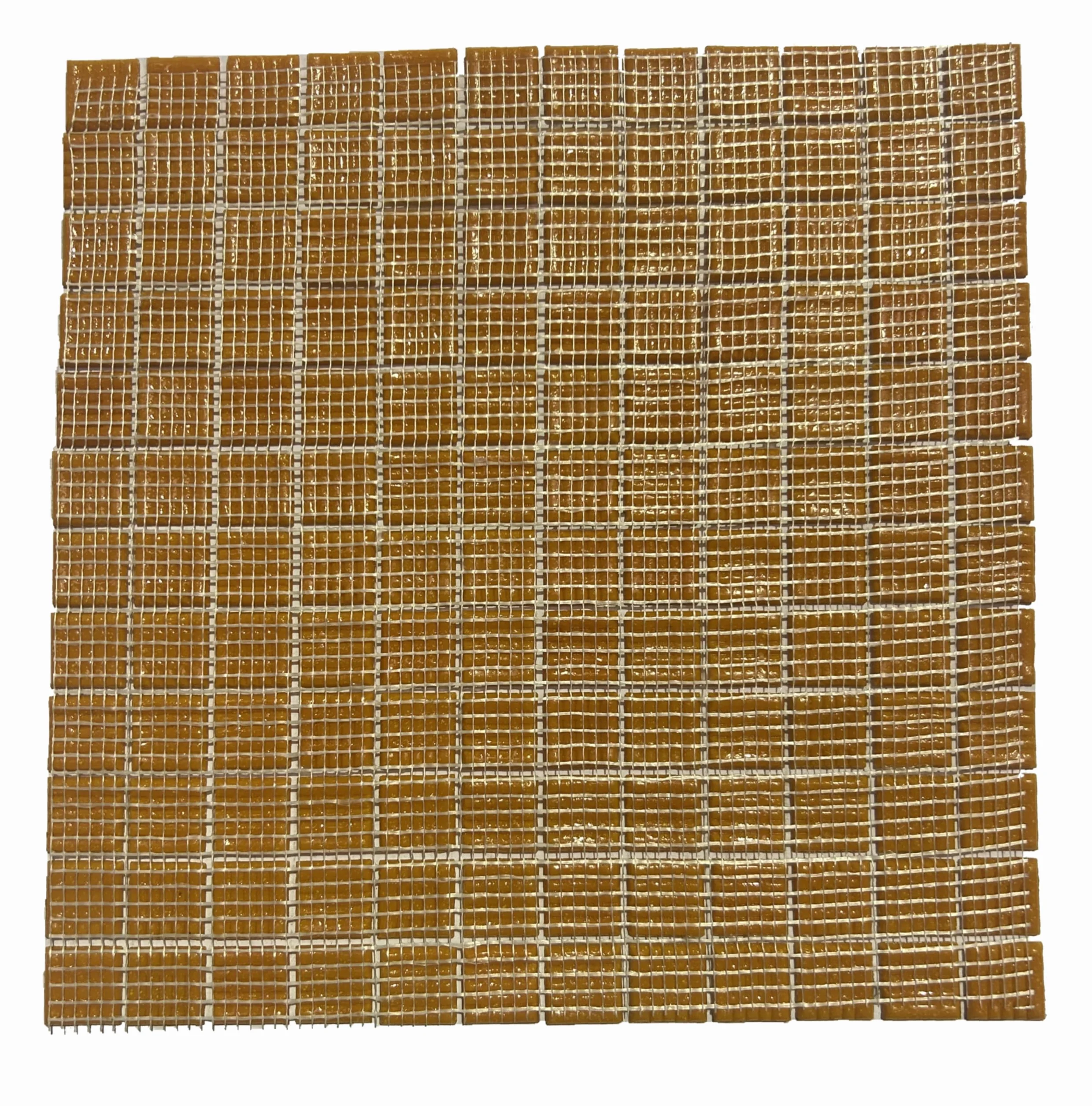 Mod. Musgo. Mosaico vítreo Iridiscente en 2x2cm. Mallas de 30,5x33cm. para Piscinas, baños o Decoraciones.