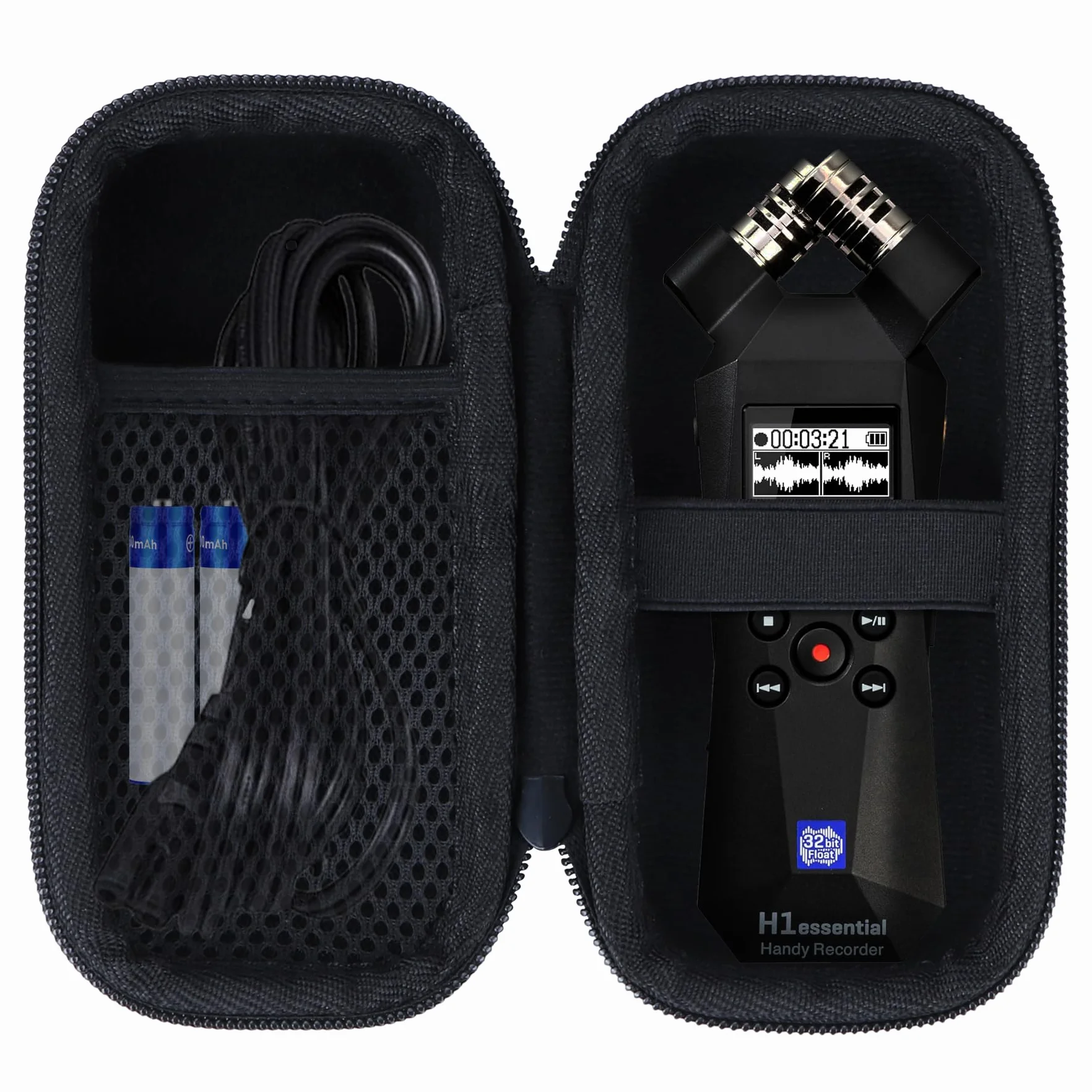 Lebakort Duro Caja Estuche Funda para Zoom H1n / Zoom H1essential Grabadora Portátil Estéreo