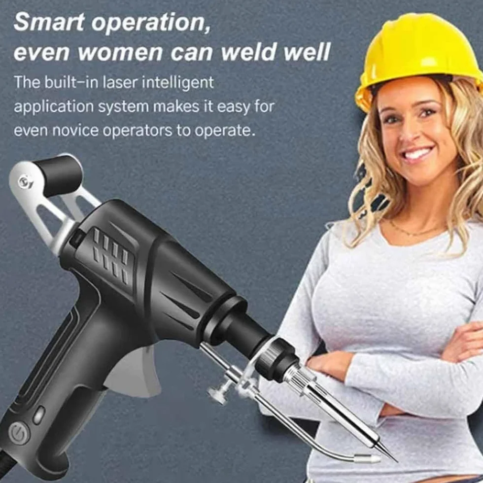 Herramientas de soldadura láser industrial con calentamiento interno, juego de pistola de soldar multifunción, soldador automático con cable de calentamiento interno, soldador portátil for bricolaje i