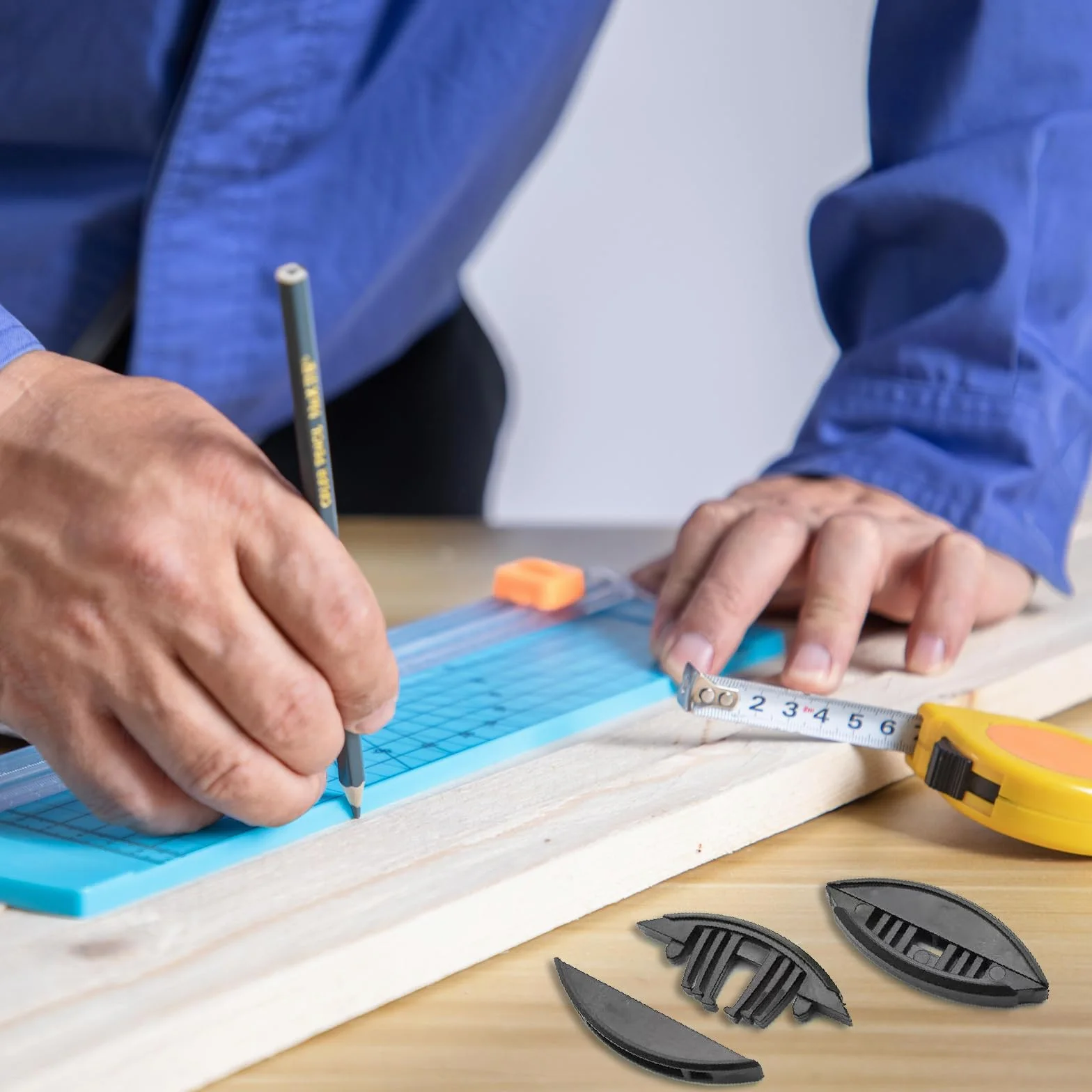 50 conectores de galletas, conector rápido de nailon, galletas autoajustables para carpintería, compuesto de carpintería, fijo, marco de muebles, herramientas de carpintería para carpinteros y