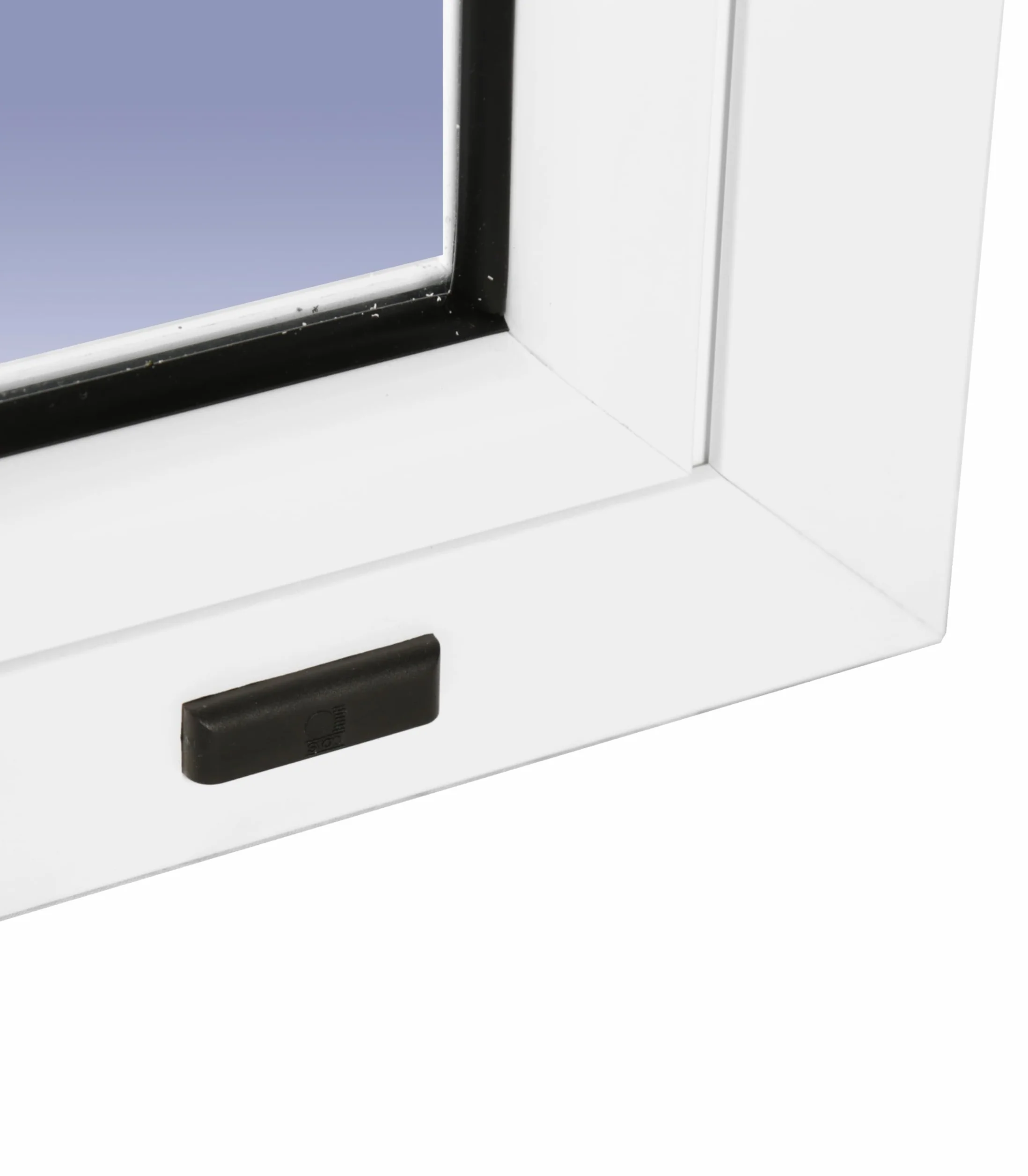 Ventanastock Ventana Aluminio 500x600 Practicable Izquierda 1 hoja carglass (Climalit Mate)