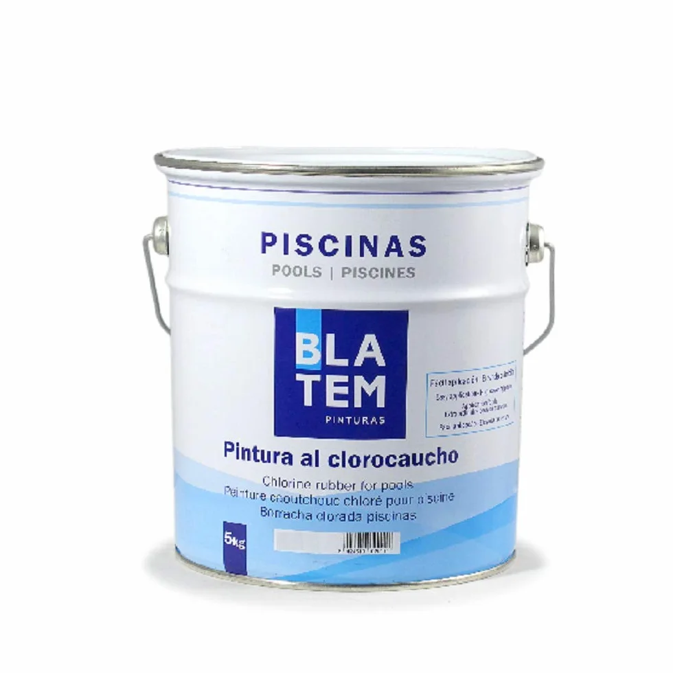 Pintura clorocaucho piscinas blanca 4lt