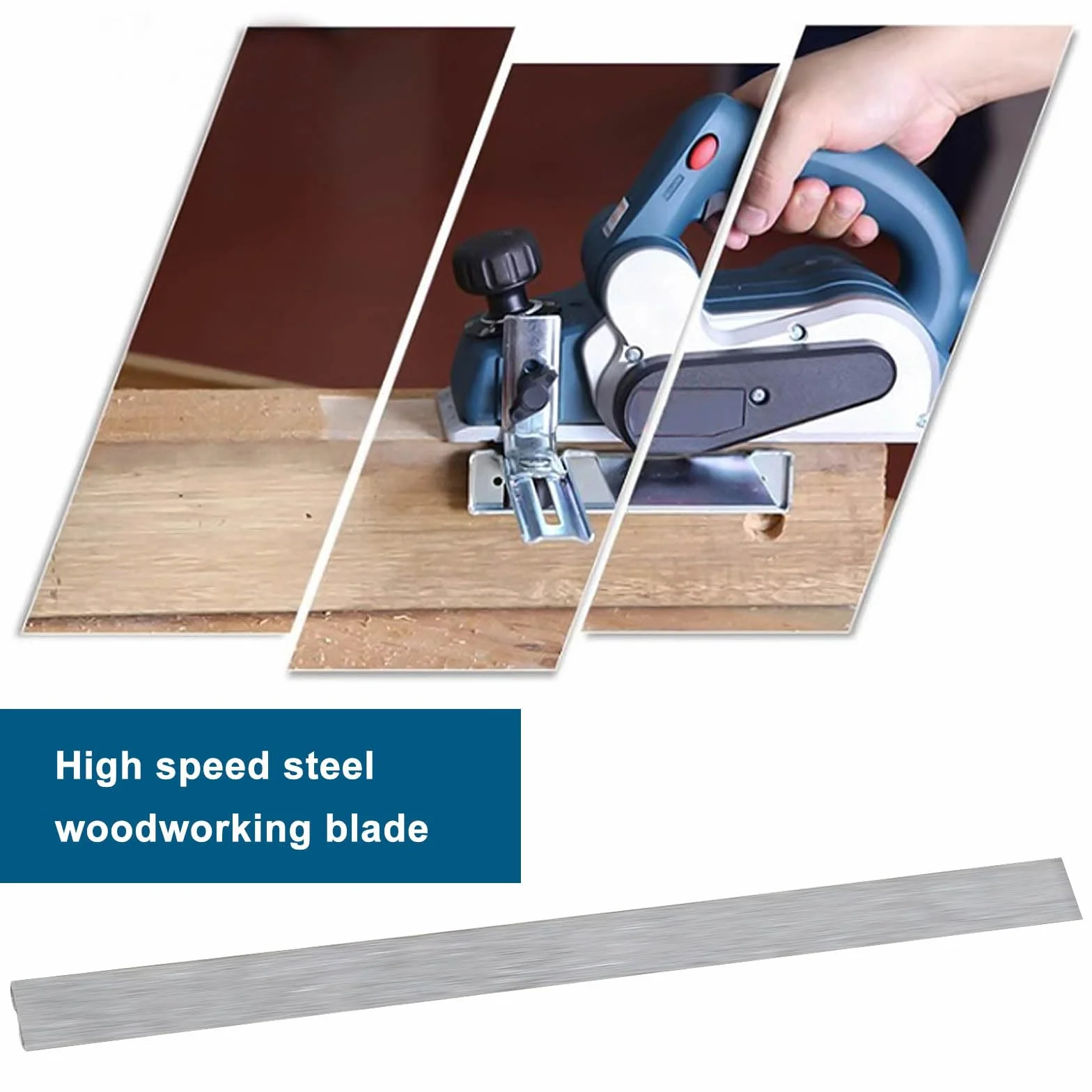 SG Store 4 Piezas Cuchillas Cepilladoras de Madera de Acero de Alta Velocidad Reversibles Compatible con Bosch PHO 20-82/PHO 100/GHO 40-82 C Cuchillas Cepilladoras de Carburo 82x5,5x1,1mm