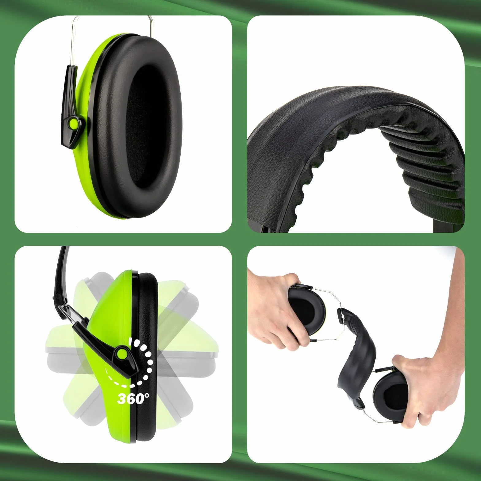 Protectores Auditivos SNR 26 dB Orejeras para Niños Banda