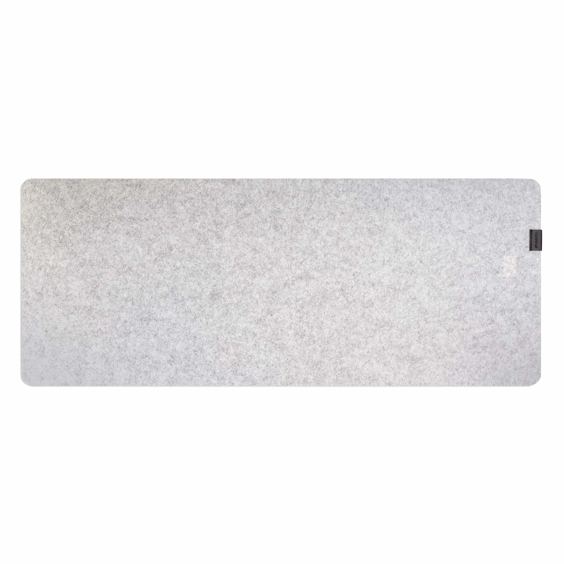 Phoenix Sizigia Alfombrilla Premium de Fieltro Extendida X-Large | Base Antideslizante | Superficie Suave y Resistente | Protección de Escritorio para Teclado y Ratón | Gris