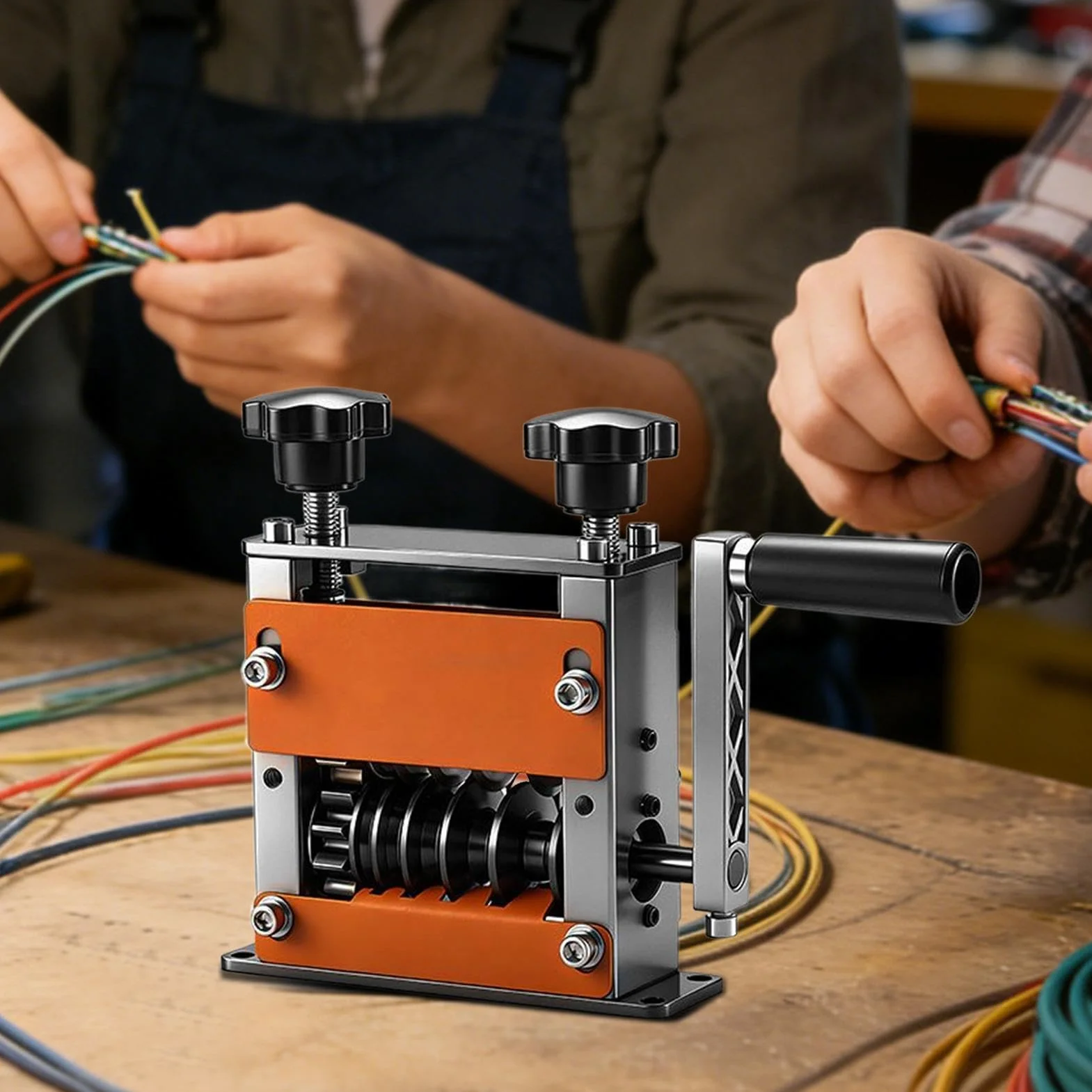 Máquina Eléctrica Para Pelar Cables Pelacables Automático Ajustable De 6 | Máquina De Pelar Alambre De Cobre Para Profesionales, Principiantes, Trabajador