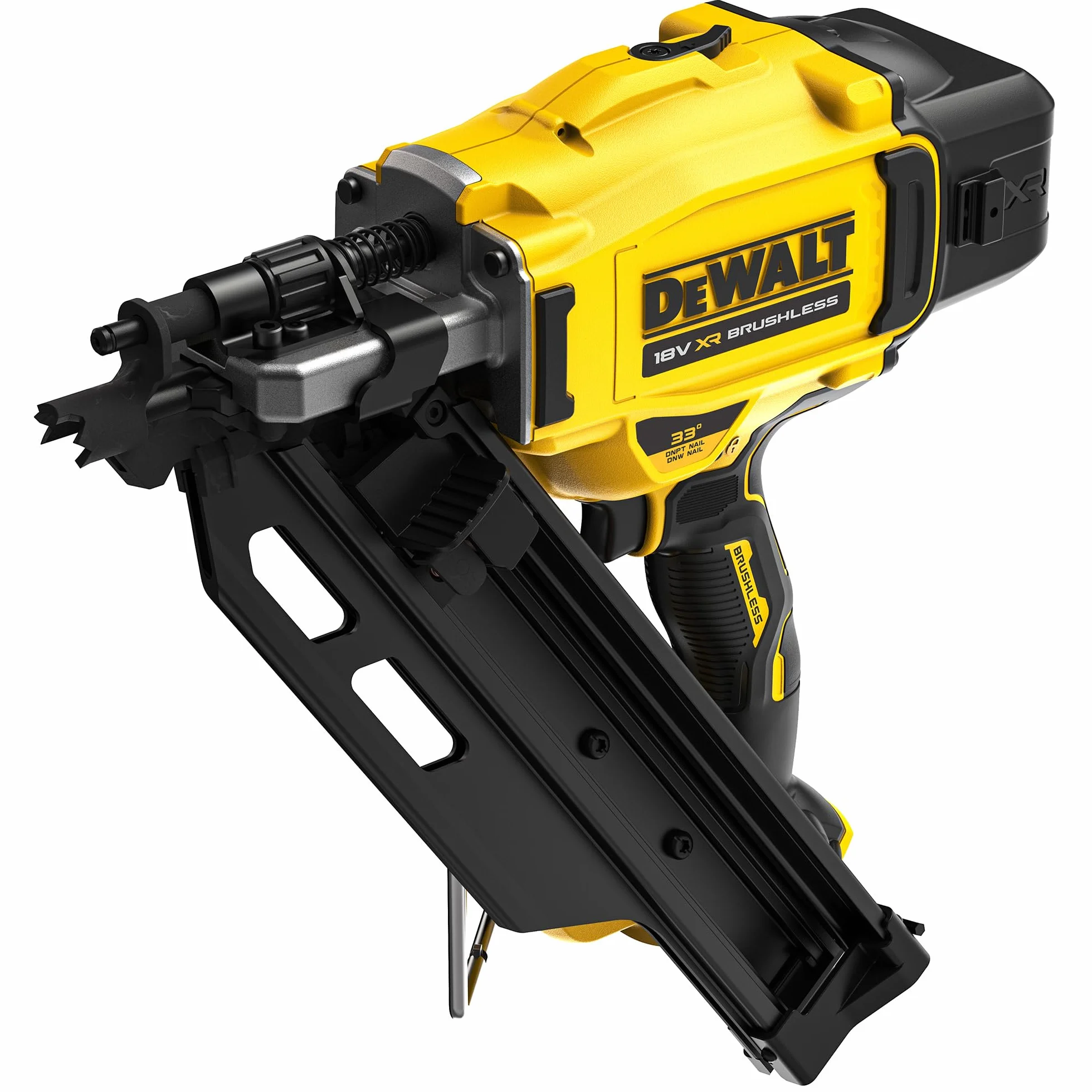 DEWALT 18V XR Clavadora de Estructuras Brushless de Nueva Generación, Solo herramienta, DCN950N-XJ