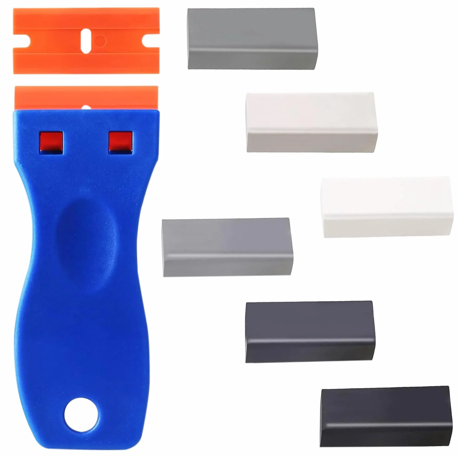 Juego de reparación de cera de 6 piezas: cera de reparación de muebles con espátula y rascador, cera dura, baldosas, parqué, azulejos, roble, cera de madera para arañazos, agujeros, reparación