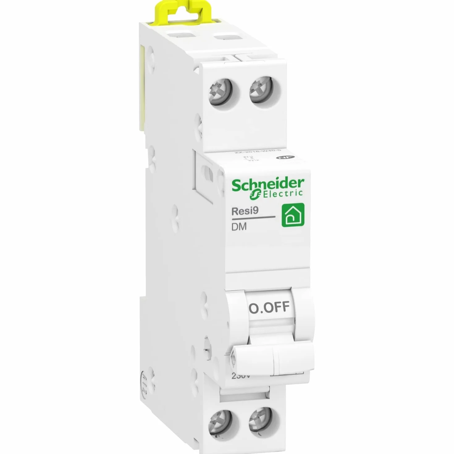 Schneider Electric - Resi9 - disyuntor modular - 1P+N - 16A - curva C - peinable - R9PFC616