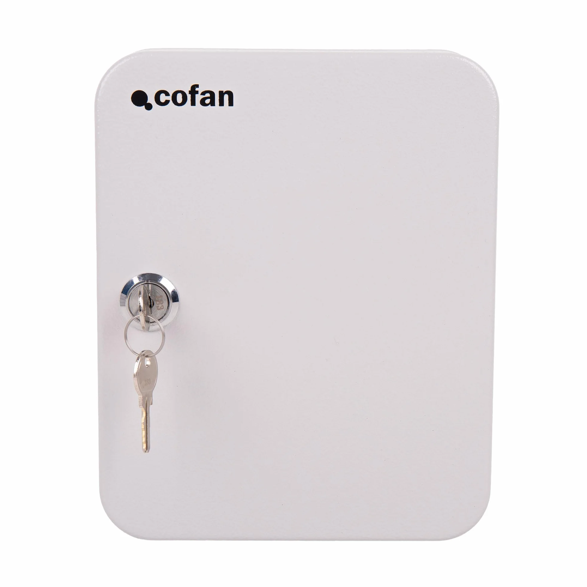 Cofan Armario para Llaves con Cerradura, Caja Fuerte de Seguridad de Acero, Incluye 2 Llaves y Kit de fijación, Instalación a la Pared, Adecuado para 20 Llaves