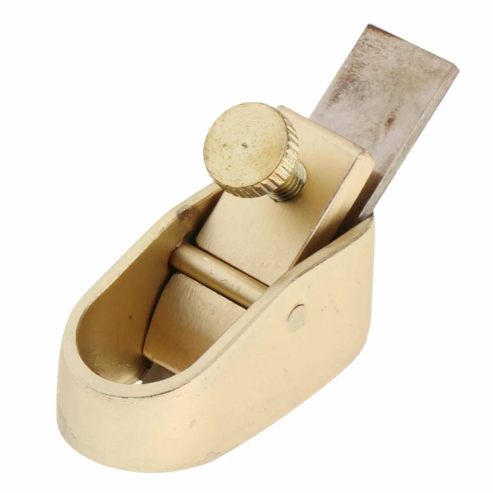 Mini plano de carpintería, Mini cepillador de mano, cepillador de bloque de mano herramienta de carpintería de carpintero de, para carpintería, de oro S