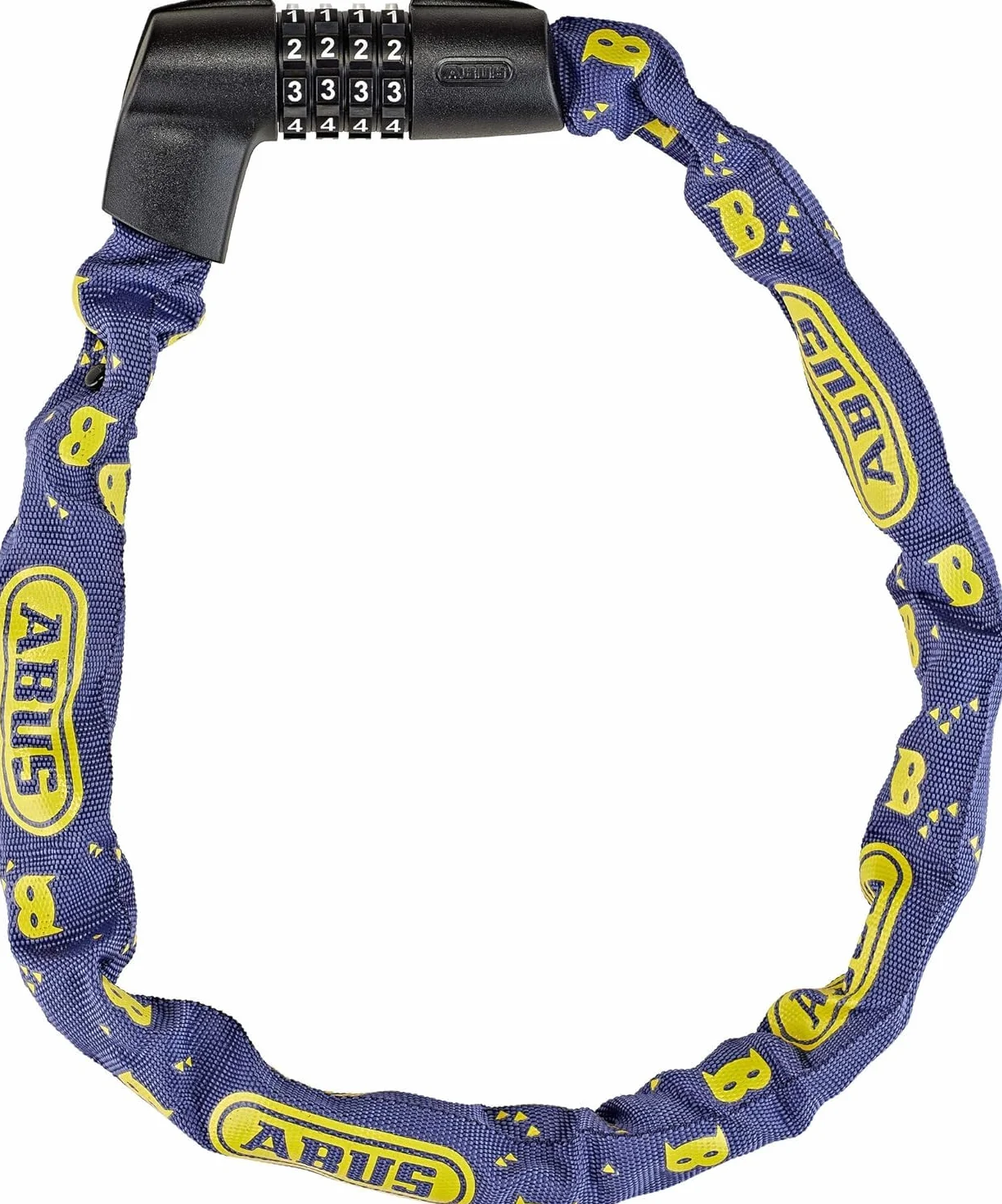 ABUS Cerradura de cadena Tresor 1385/75 - cerradura de combinación de acero templado - cadena cuadrada de 6 mm de grosor - nivel de seguridad 6