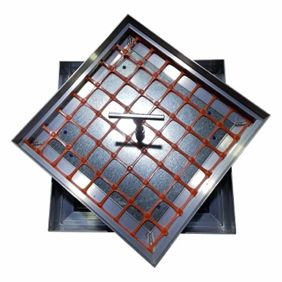 Trampilla de suelo 600 mm x 600 mm Tapa de Registro Panel de acceso Puerta de Inspección Tapa de Escotilla