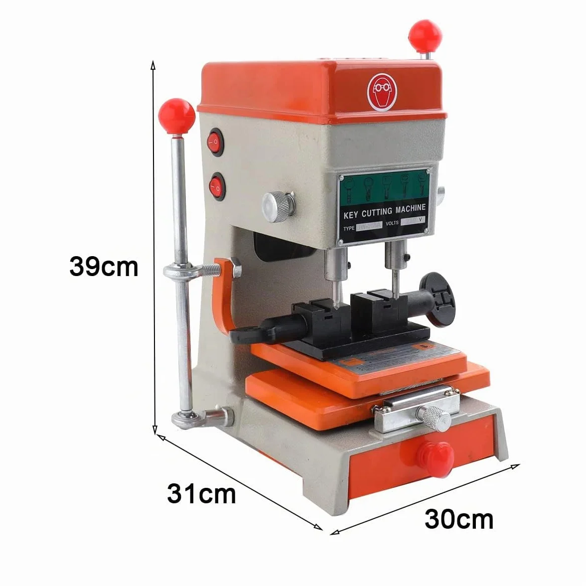 Máquina Copiadora y Fresadora de Llaves - Multiplicador Automático, Herramienta Profesional de Cerrajero 120 W