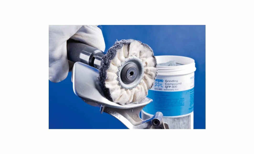 Pferd Pasta de Amolar Soluble en Aceite para Herramientas de Fieltro Sfp 360, Grano Carburo de Silicio Sic 360, contenido 250 G, para Satinado de Metales
